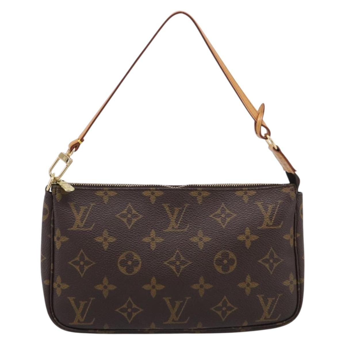 LOUIS VUITTON Monogram Pochette Accessoires Pouch M51980 LV Auth 214786V