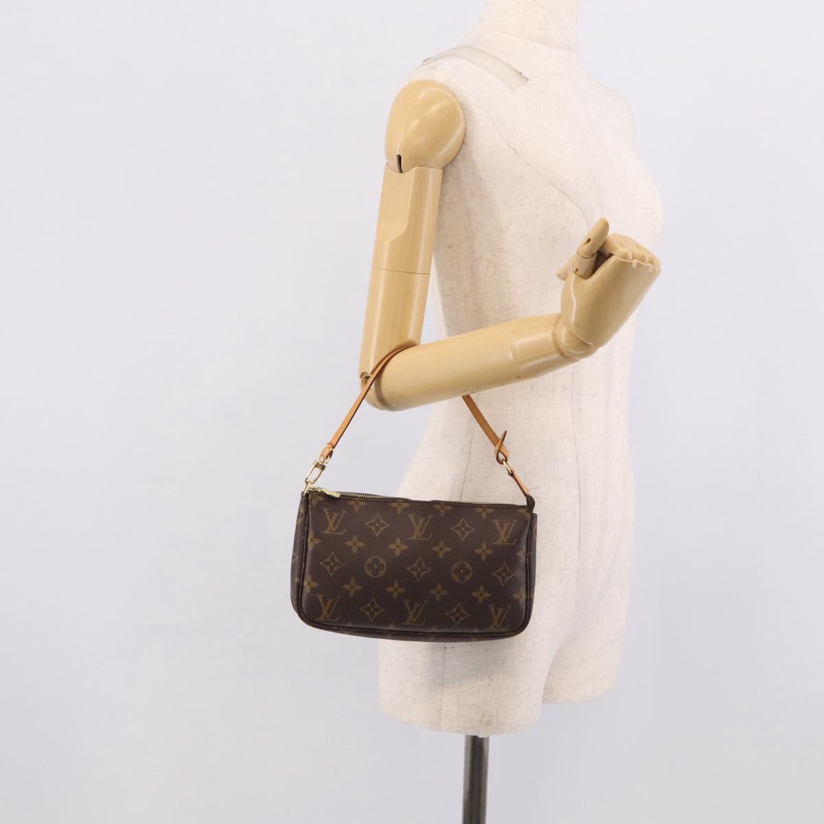LOUIS VUITTON Monogram Pochette Accessoires Pouch M51980 LV Auth 214786V