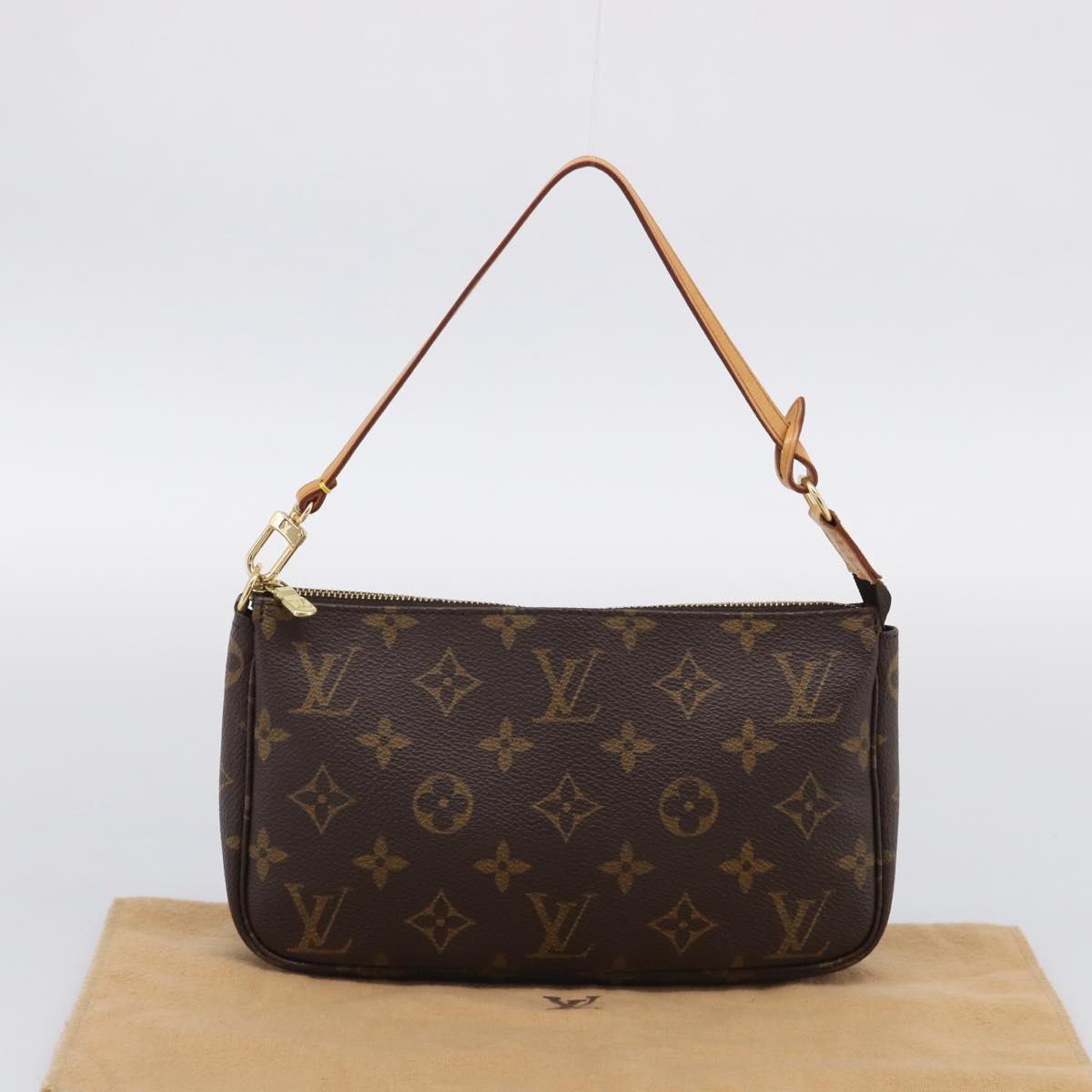 LOUIS VUITTON Monogram Pochette Accessoires Pouch M51980 LV Auth 214786V