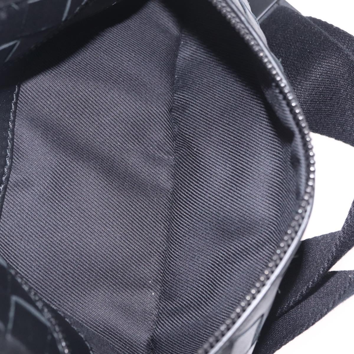 Bottega Veneta INTRECCIATO Body Bag Leather Black Auth 214800V