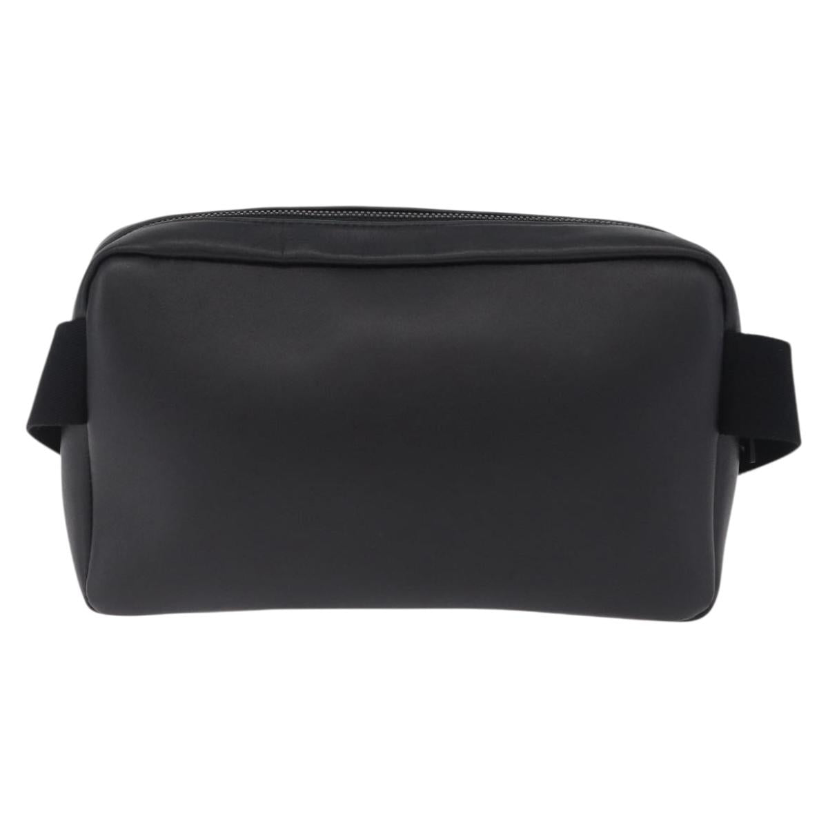 Bottega Veneta INTRECCIATO Body Bag Leather Black Auth 214800V