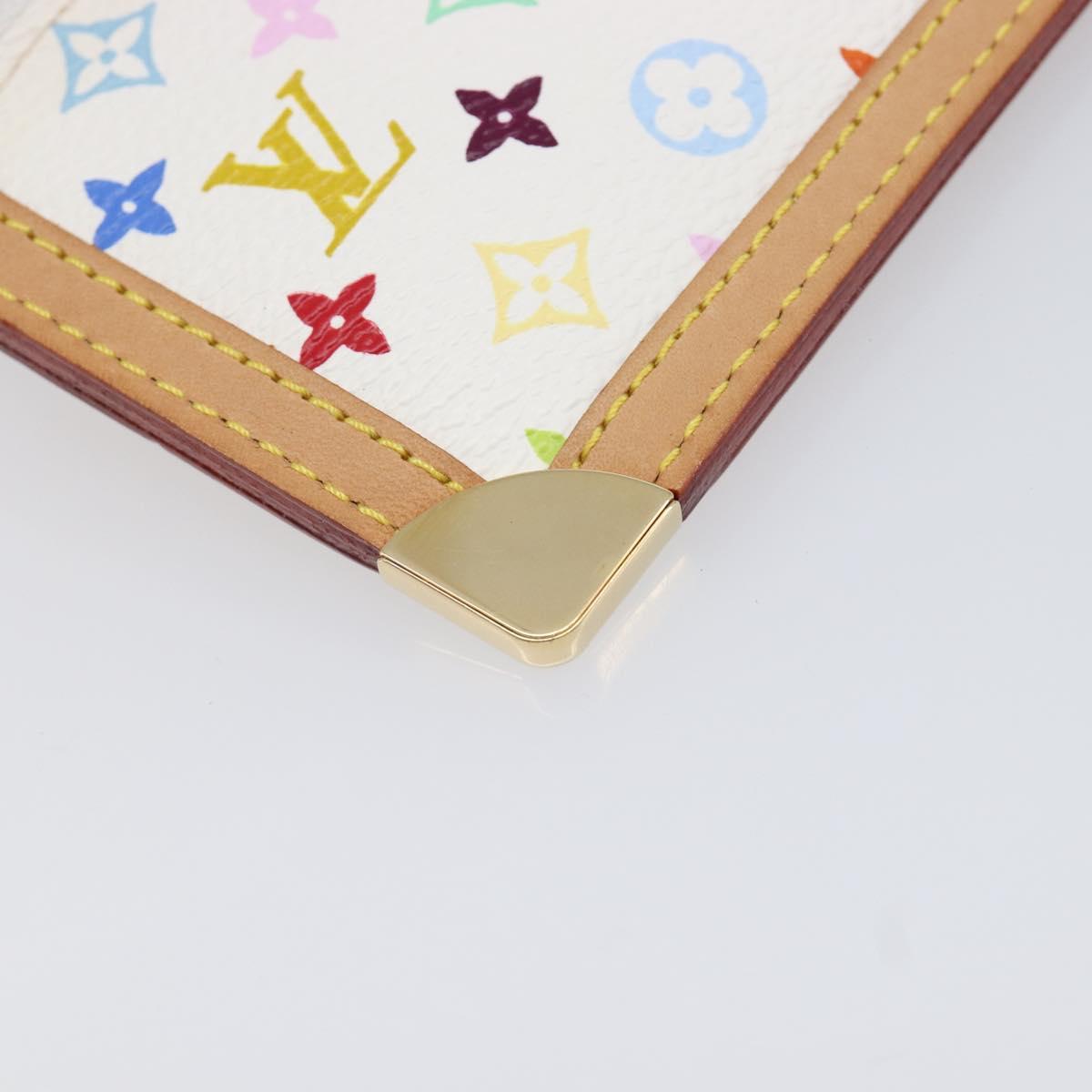 LOUIS VUITTON Monogram Multicolor Pochette Cles Coin Purse M92655 Auth 214803M