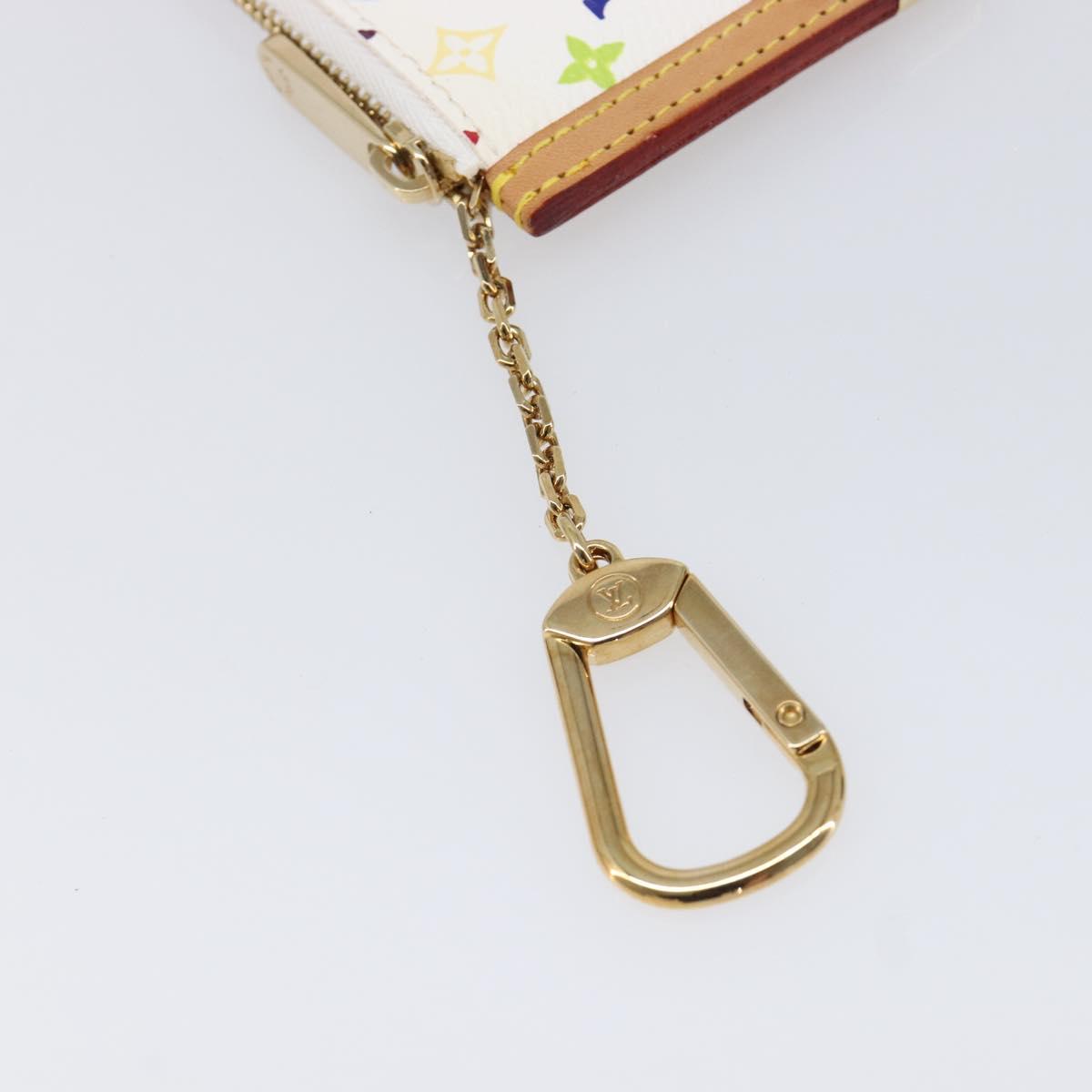 LOUIS VUITTON Monogram Multicolor Pochette Cles Coin Purse M92655 Auth 214803M