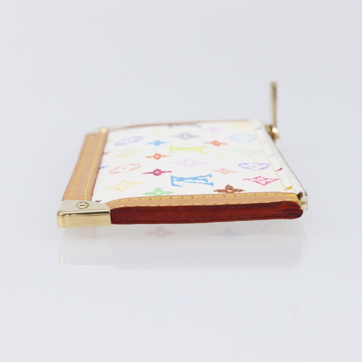 LOUIS VUITTON Monogram Multicolor Pochette Cles Coin Purse M92655 Auth 214803M