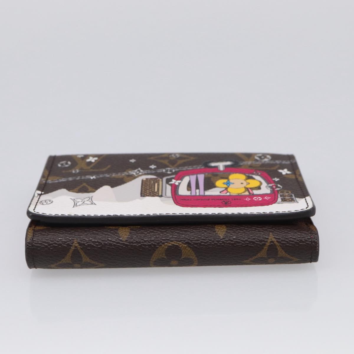 LOUIS VUITTON Monogram Vivienne Portefeuille Victorine M68492 LV Auth 214808SAM