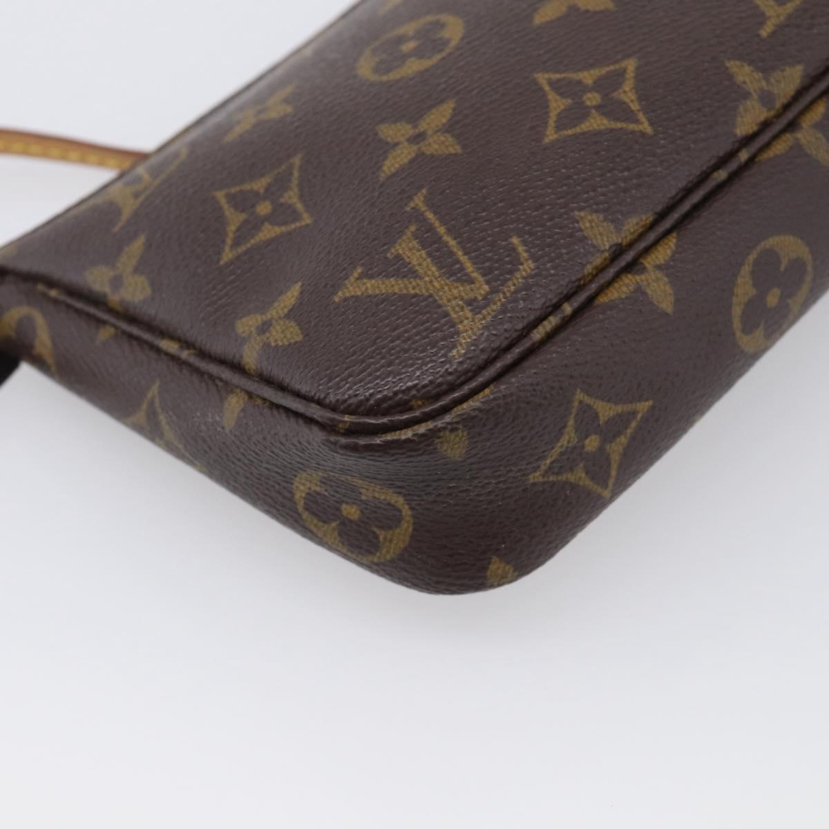 LOUIS VUITTON Monogram Pochette Accessoires Pouch M51980 LV Auth 214906A