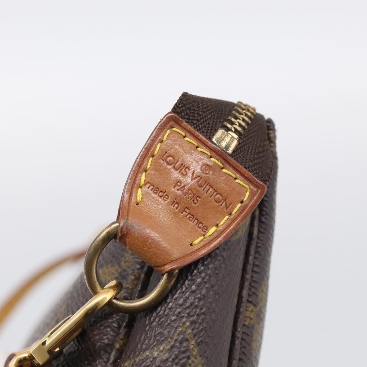 LOUIS VUITTON Monogram Pochette Accessoires Pouch M51980 LV Auth 214906A