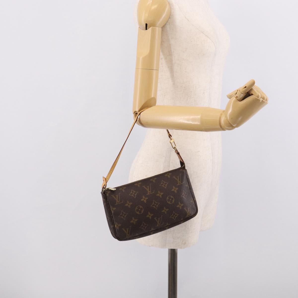 LOUIS VUITTON Monogram Pochette Accessoires Pouch M51980 LV Auth 214906A