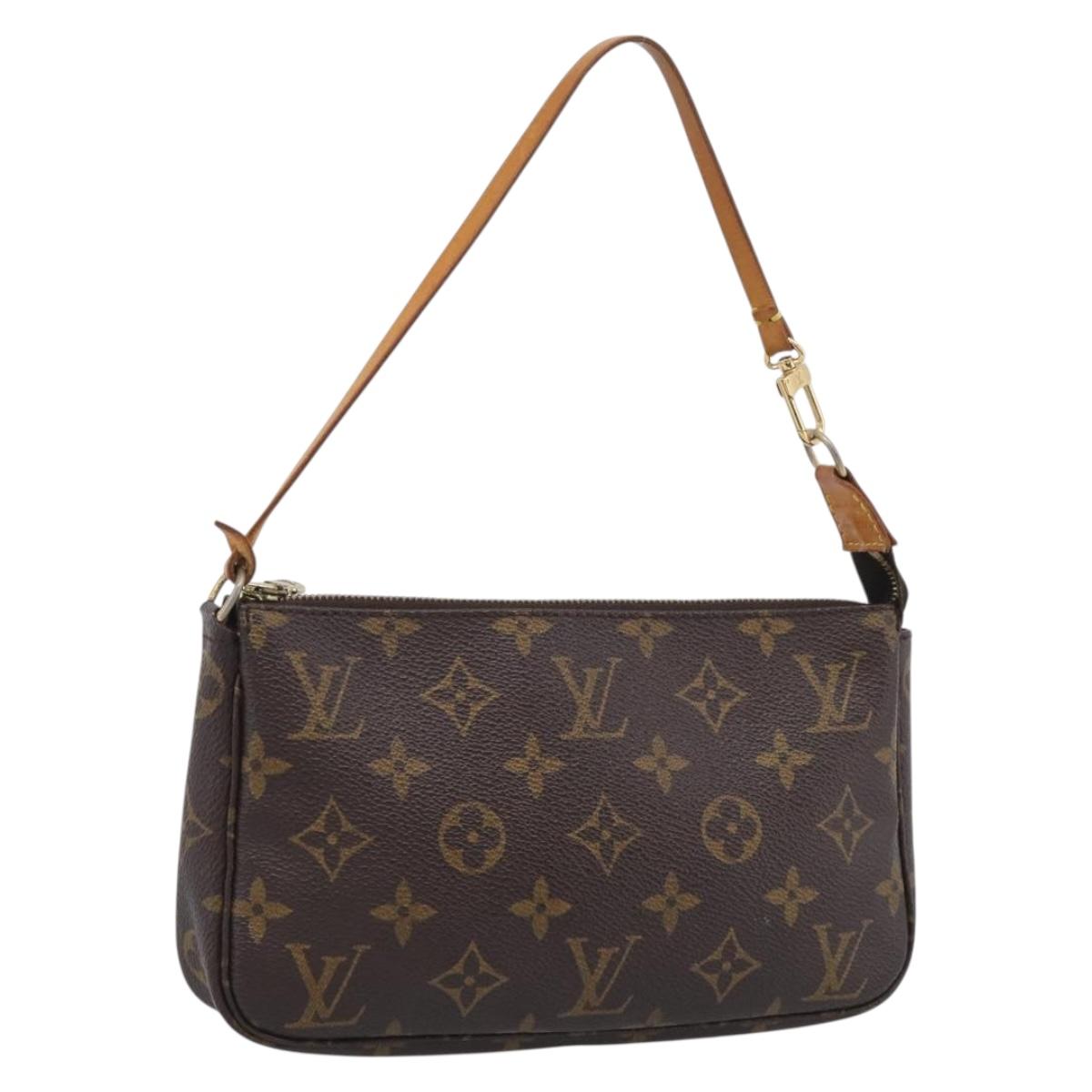 LOUIS VUITTON Monogram Pochette Accessoires Pouch M51980 LV Auth 214914A