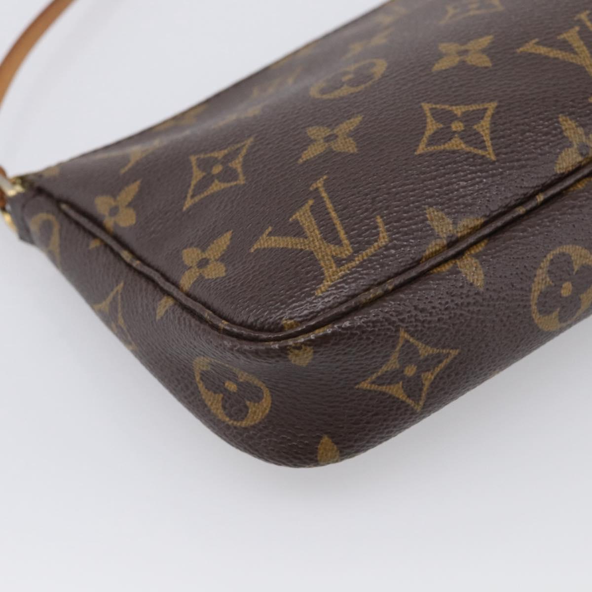 LOUIS VUITTON Monogram Pochette Accessoires Pouch M51980 LV Auth 214914A