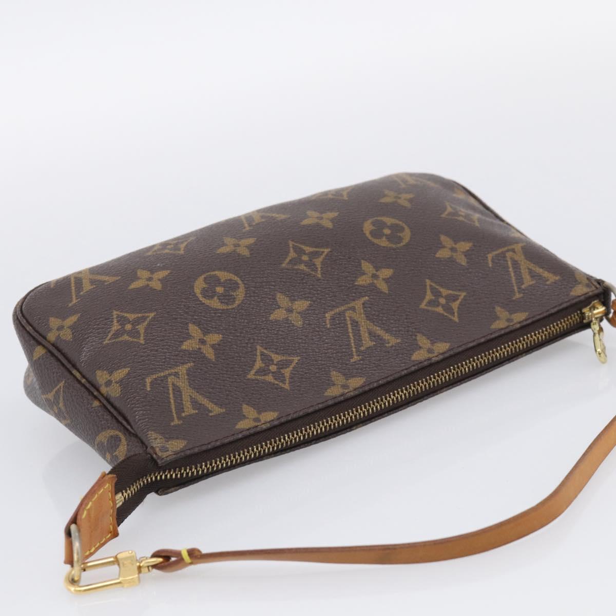 LOUIS VUITTON Monogram Pochette Accessoires Pouch M51980 LV Auth 214914A