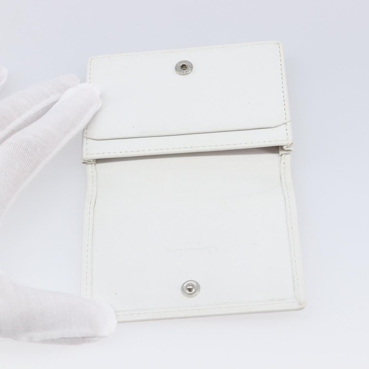 Christian Dior Trotter Canvas Card Case Pink Auth 214933A