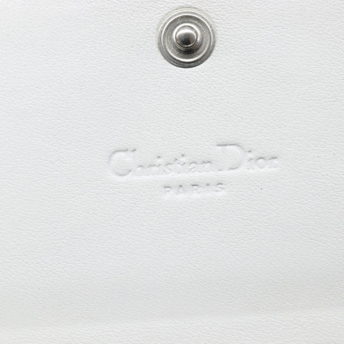 Christian Dior Trotter Canvas Card Case Pink Auth 214933A