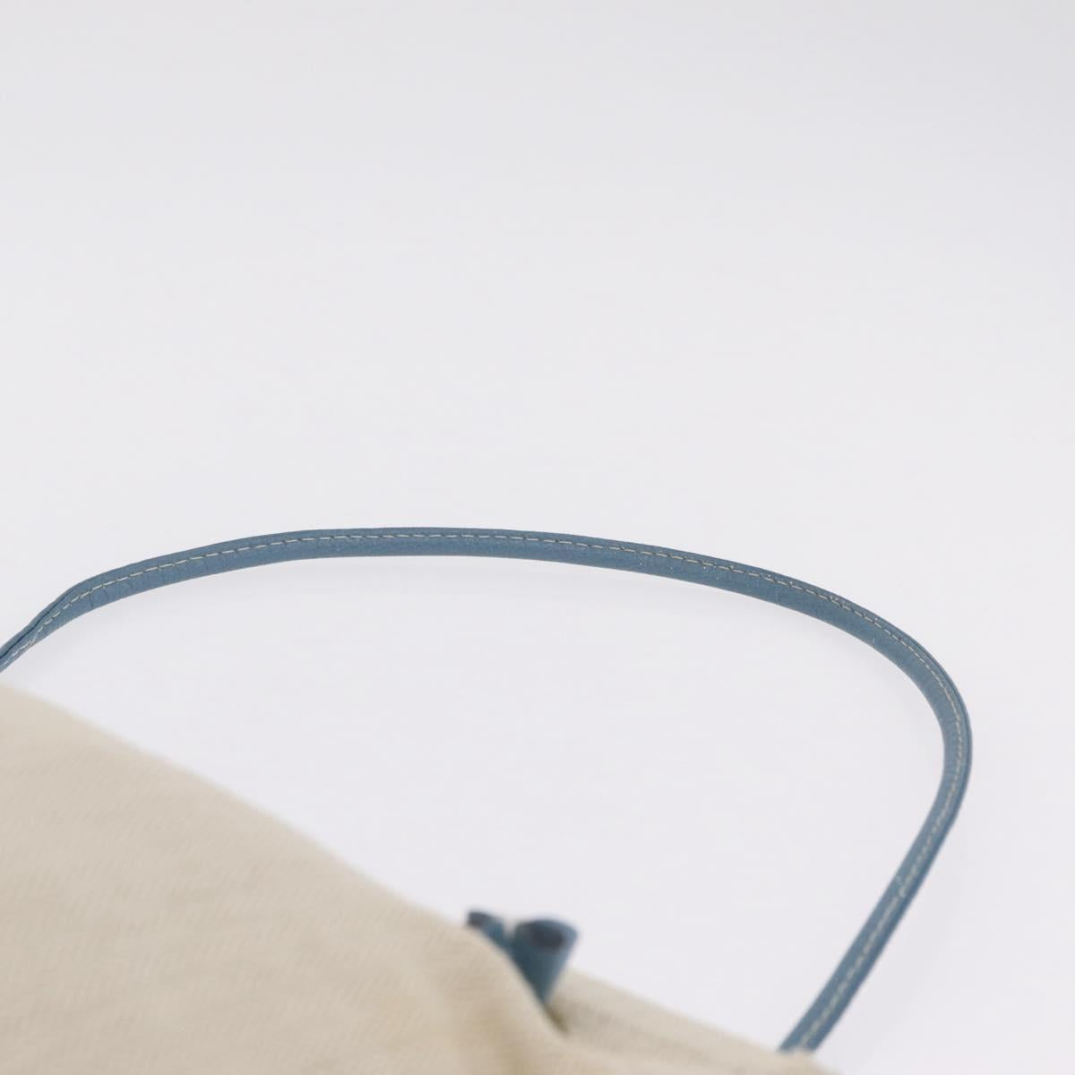 HERMES Aline PM Shoulder Bag Canvas Beige Gold Auth 214942A