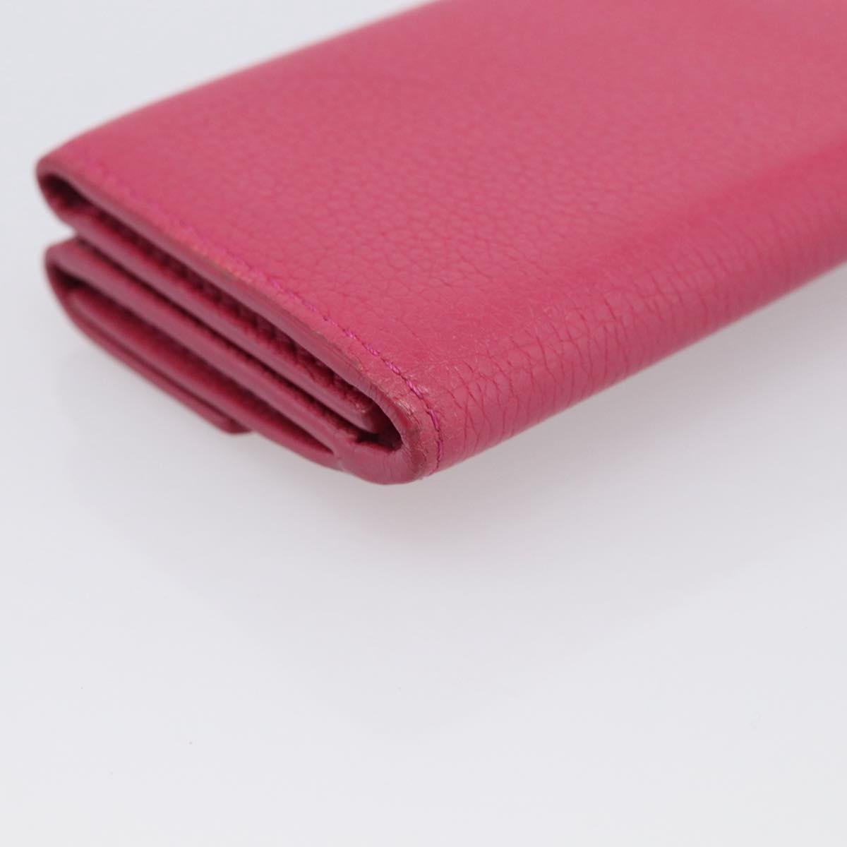 LOUIS VUITTON Portefeuille Rock Mini Wallet Leather Pink M81886 LV Auth 214947