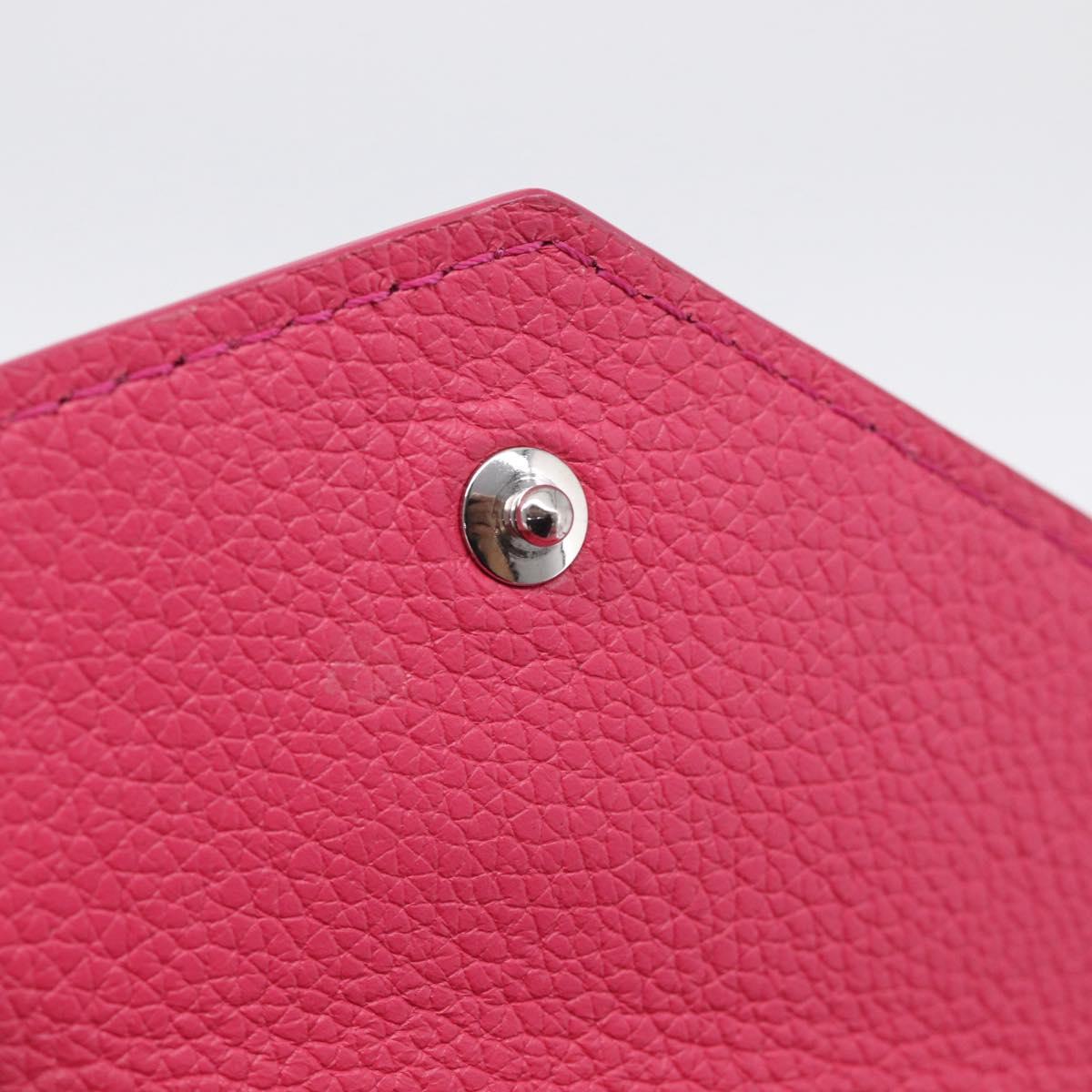 LOUIS VUITTON Portefeuille Rock Mini Wallet Leather Pink M81886 LV Auth 214947
