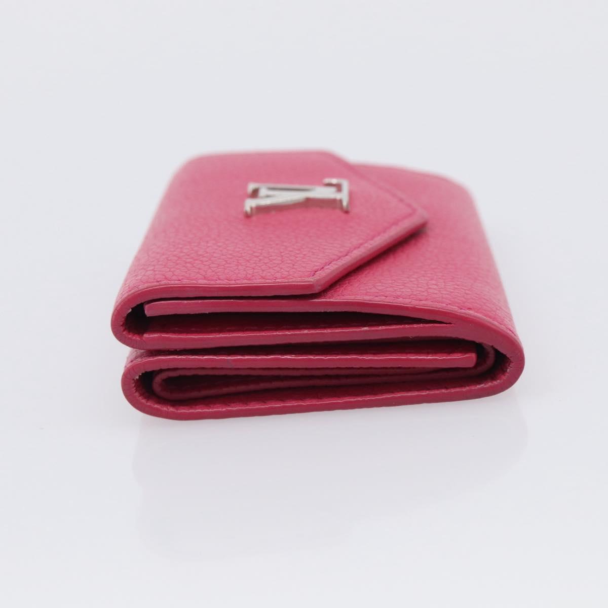 LOUIS VUITTON Portefeuille Rock Mini Wallet Leather Pink M81886 LV Auth 214947