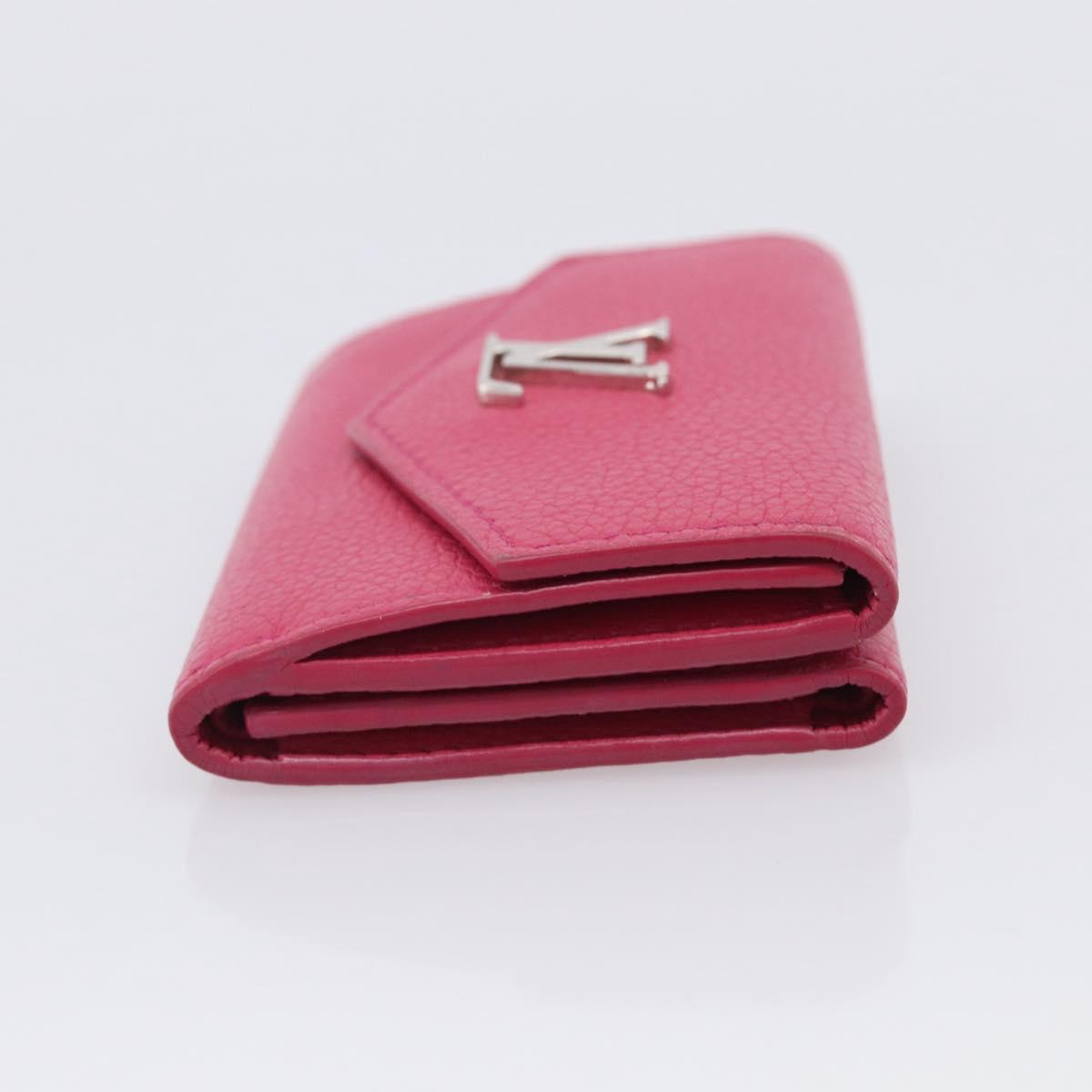LOUIS VUITTON Portefeuille Rock Mini Wallet Leather Pink M81886 LV Auth 214947