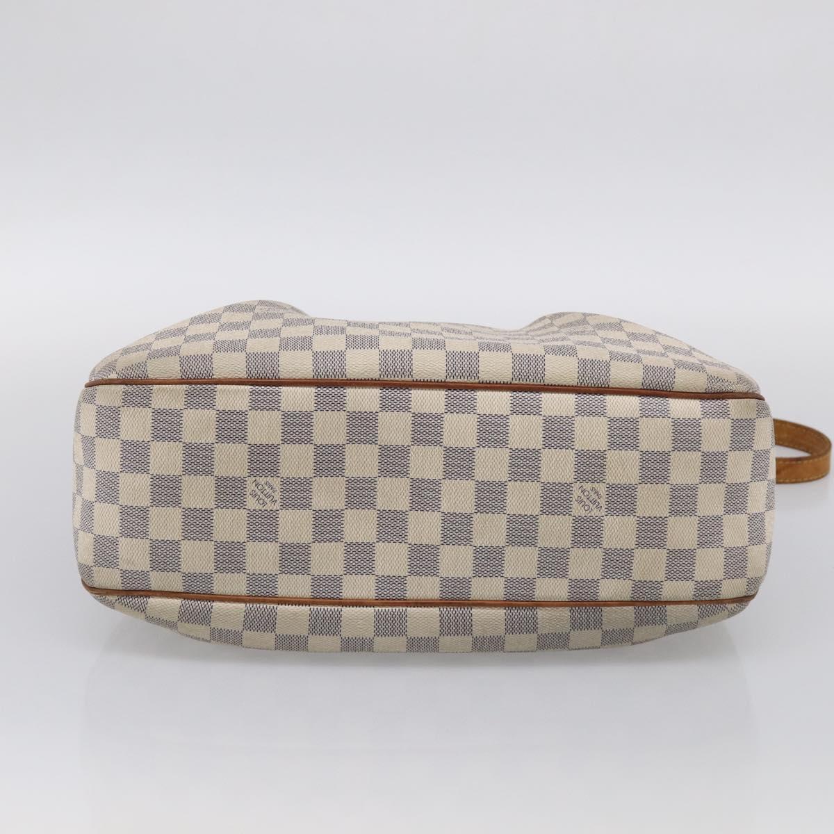 LOUIS VUITTON Damier Azur Siracusa PM Shoulder Bag N41113 LV Auth 214953