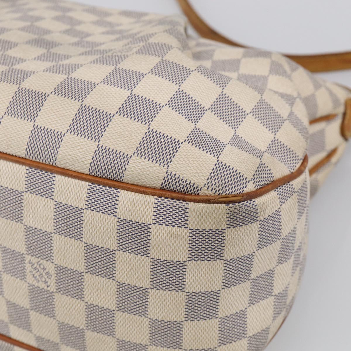 LOUIS VUITTON Damier Azur Siracusa PM Shoulder Bag N41113 LV Auth 214953