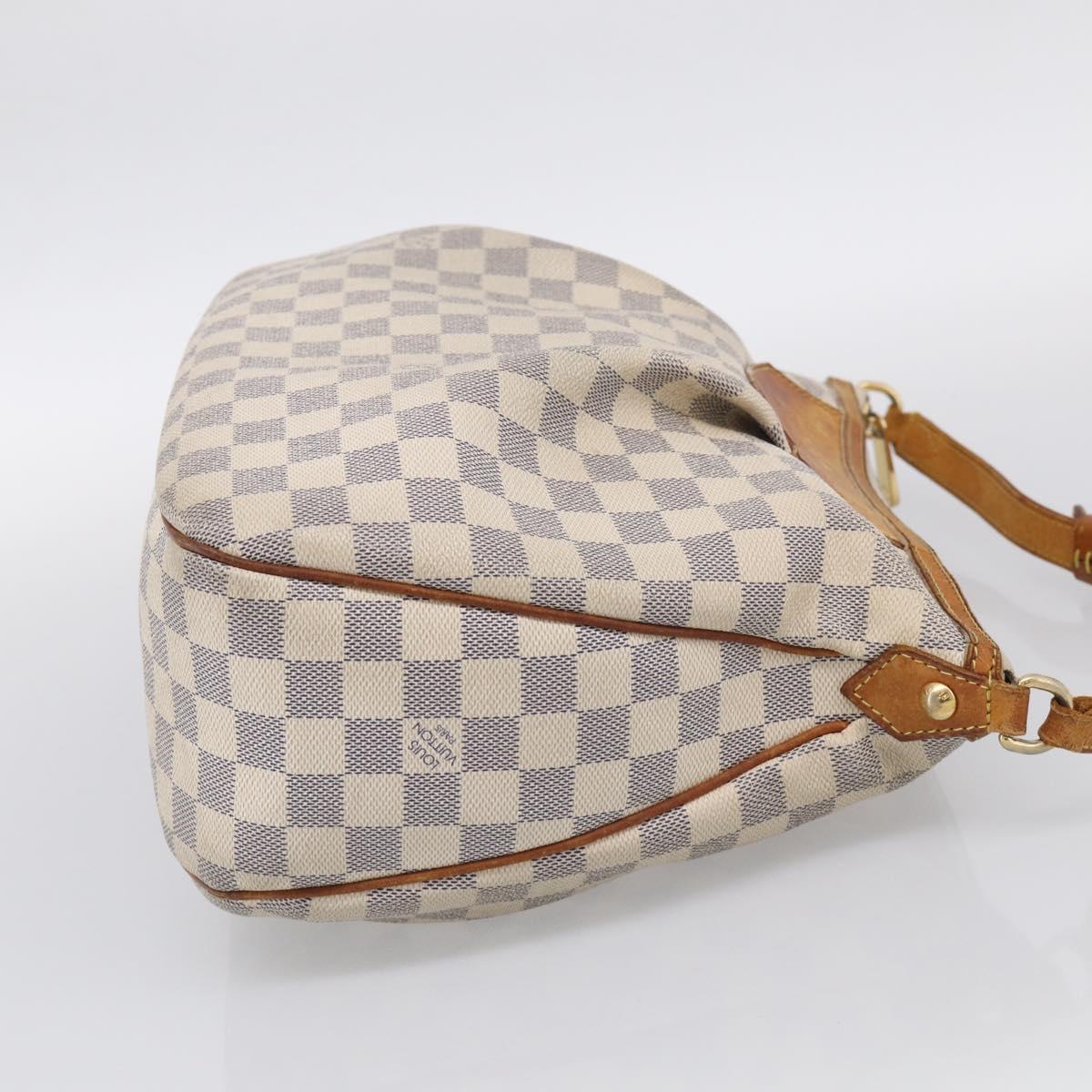 LOUIS VUITTON Damier Azur Siracusa PM Shoulder Bag N41113 LV Auth 214953