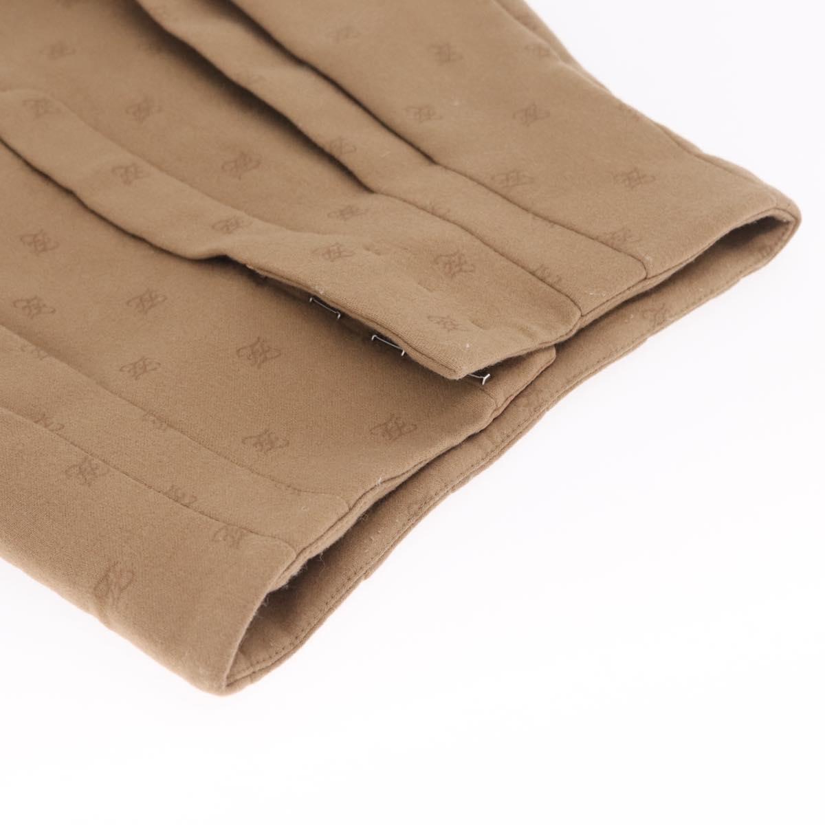 FENDI Skirt Wool Beige Auth 214962M