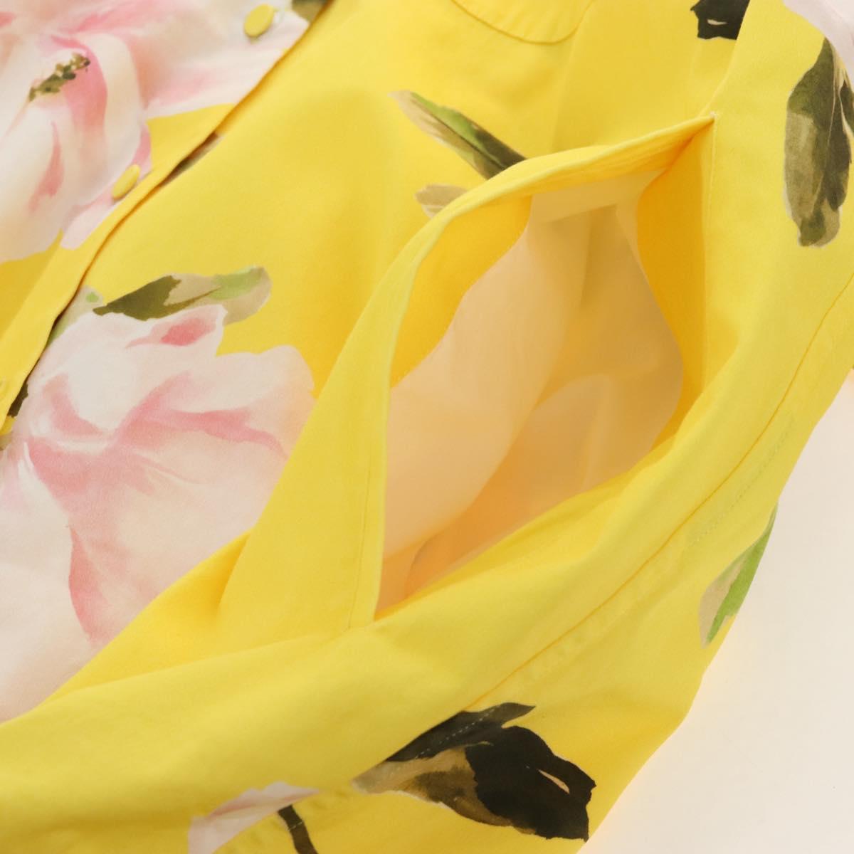 Valentino Shirt cotton Yellow Auth 214963M