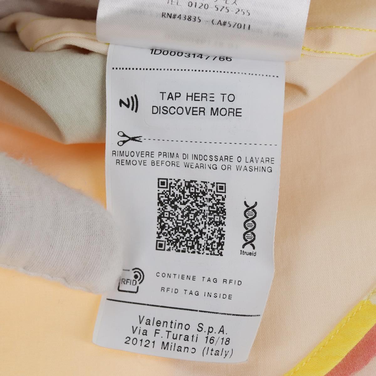 Valentino Shirt cotton Yellow Auth 214963M