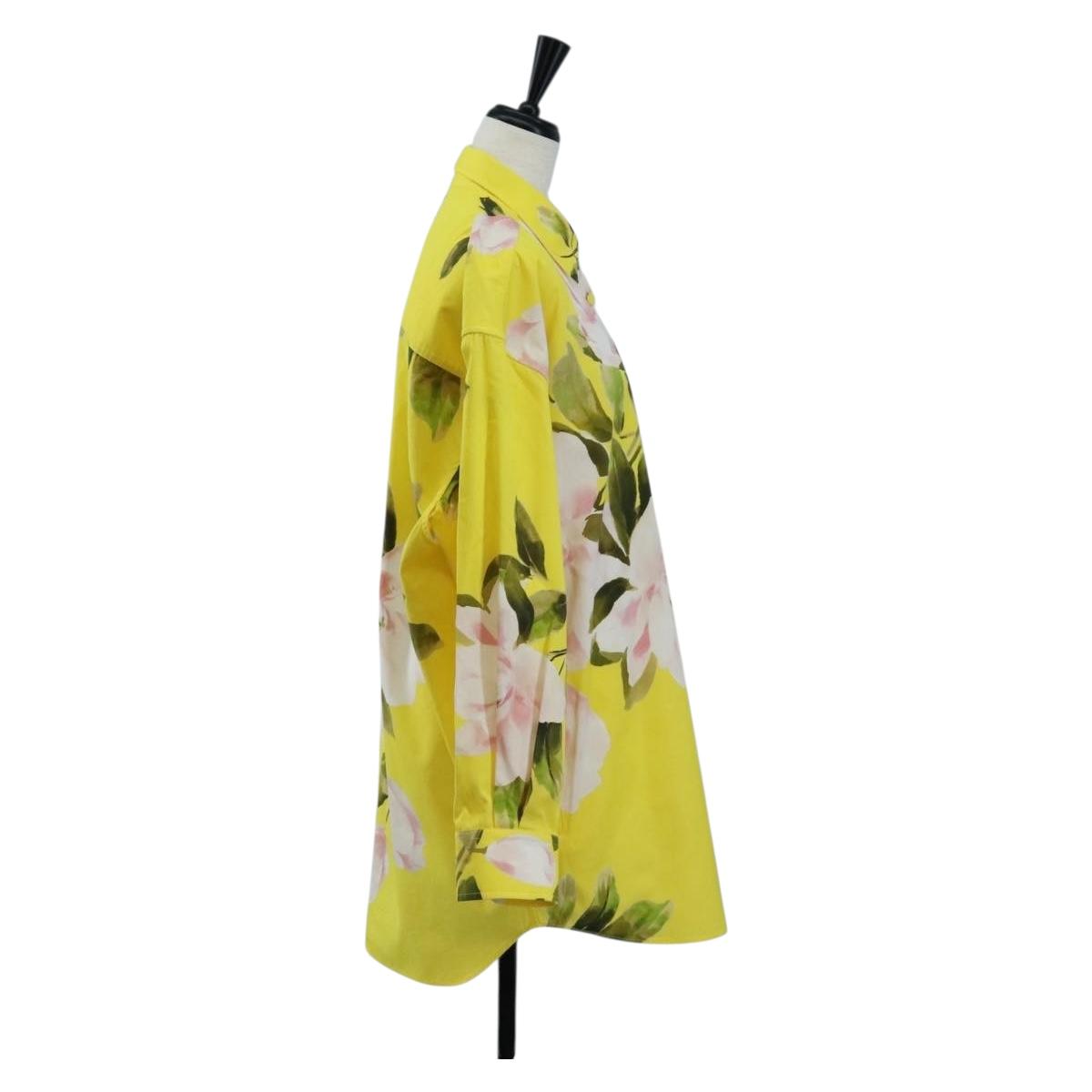 Valentino Shirt cotton Yellow Auth 214963M