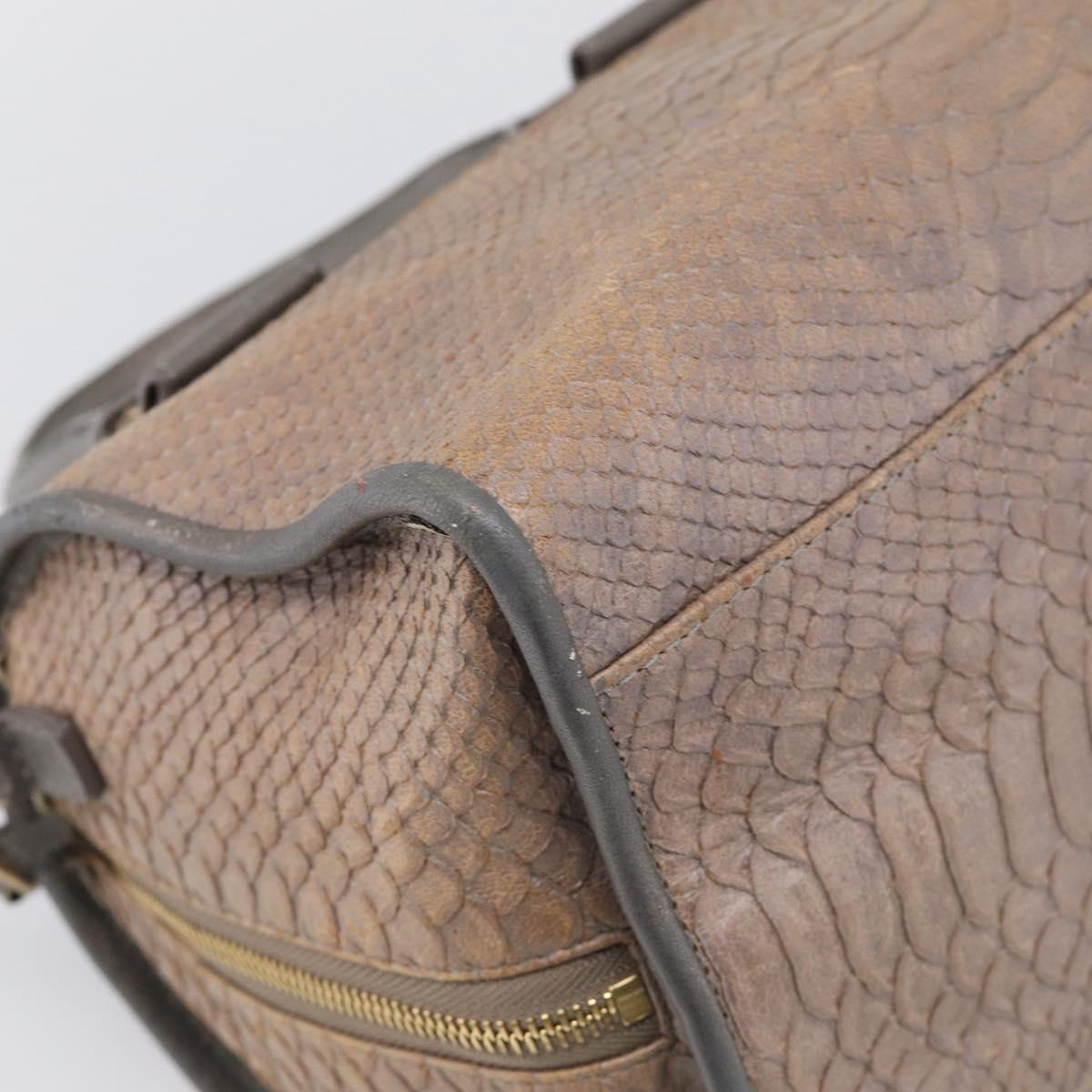 See By Chloe Shoulder Bag Leather Beige Gold Auth 214967A