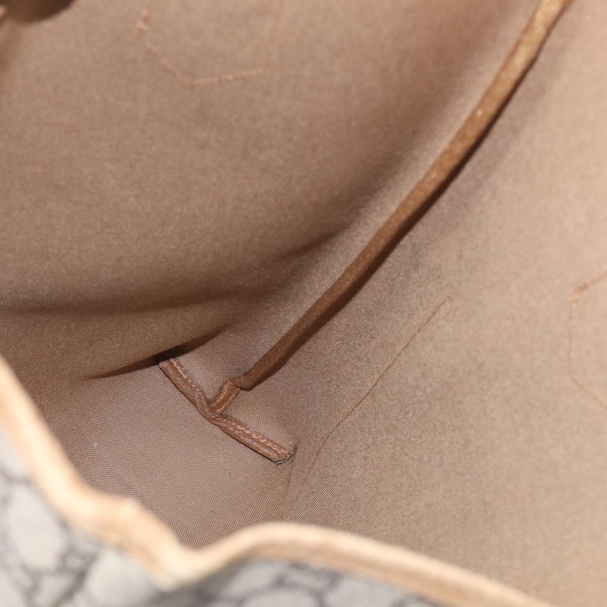 GUCCI GG Plus Supreme Tote Bag PVC Beige Gold Auth 215189