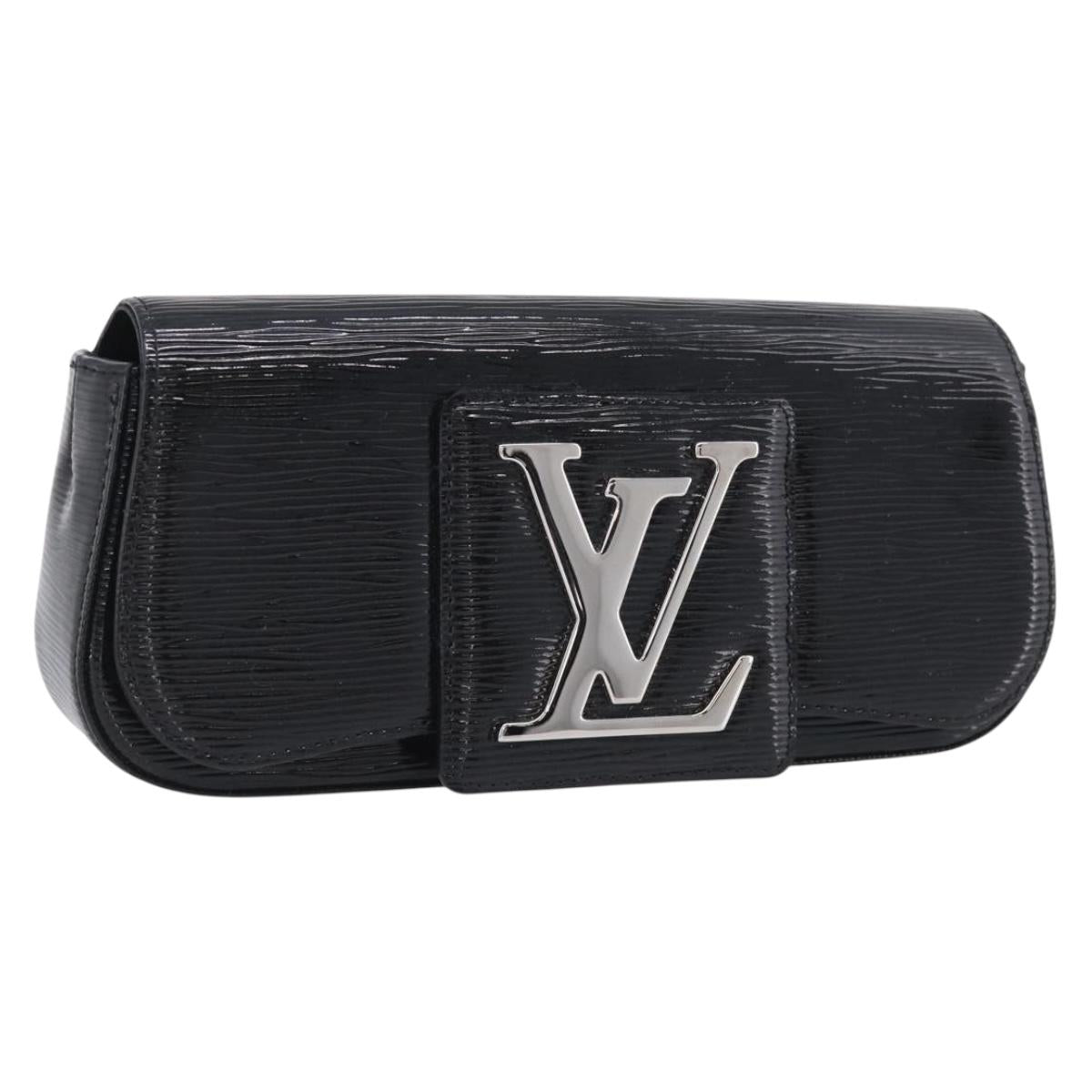 LOUIS VUITTON Electric Epi Pochette Sorby Clutch Bag Noir M4029N LV Auth 215193V