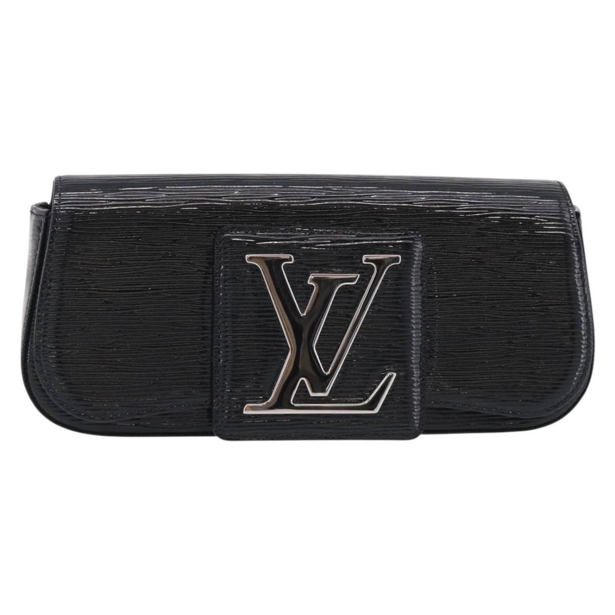 LOUIS VUITTON Electric Epi Pochette Sorby Clutch Bag Noir M4029N LV Auth 215193V