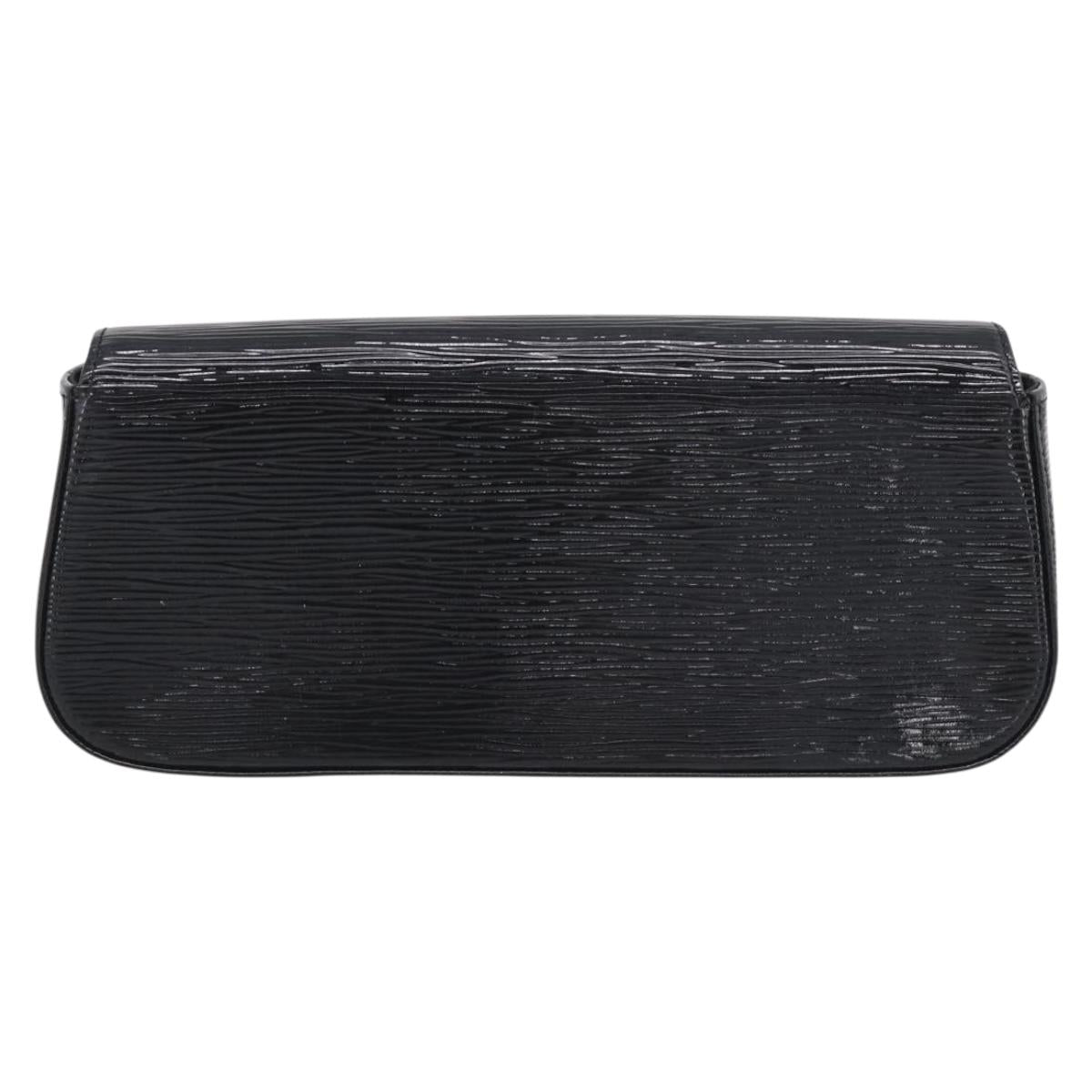 LOUIS VUITTON Electric Epi Pochette Sorby Clutch Bag Noir M4029N LV Auth 215193V