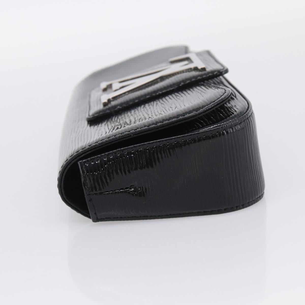 LOUIS VUITTON Electric Epi Pochette Sorby Clutch Bag Noir M4029N LV Auth 215193V