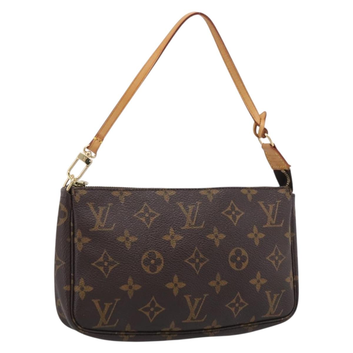 LOUIS VUITTON Monogram Pochette Accessoires Pouch M51980 LV Auth 215199V