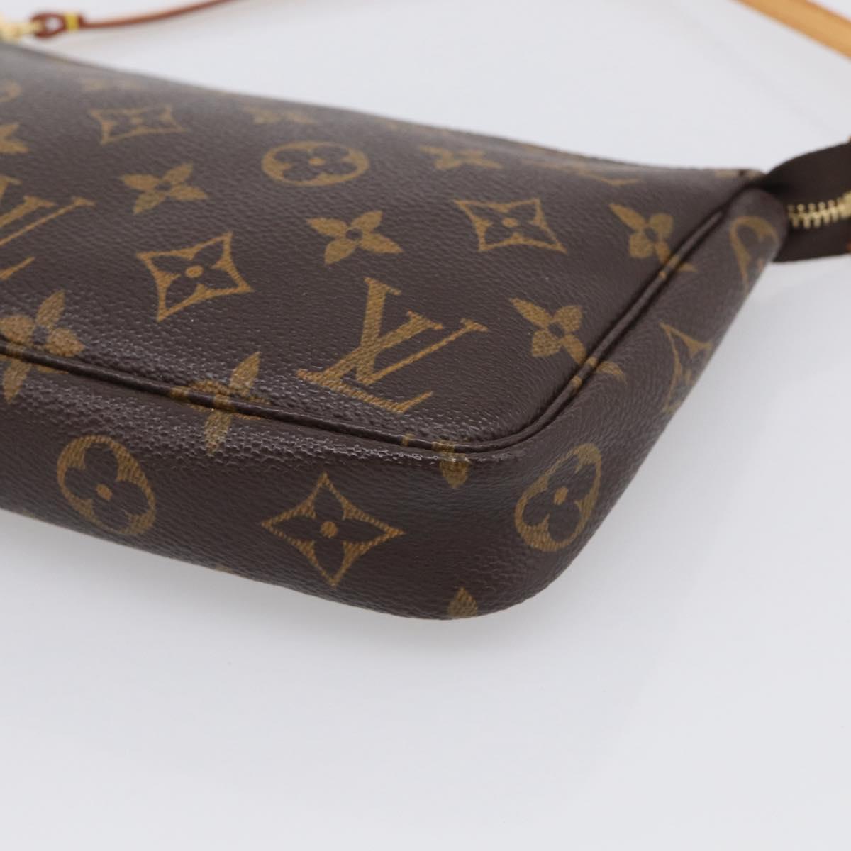 LOUIS VUITTON Monogram Pochette Accessoires Pouch M51980 LV Auth 215199V