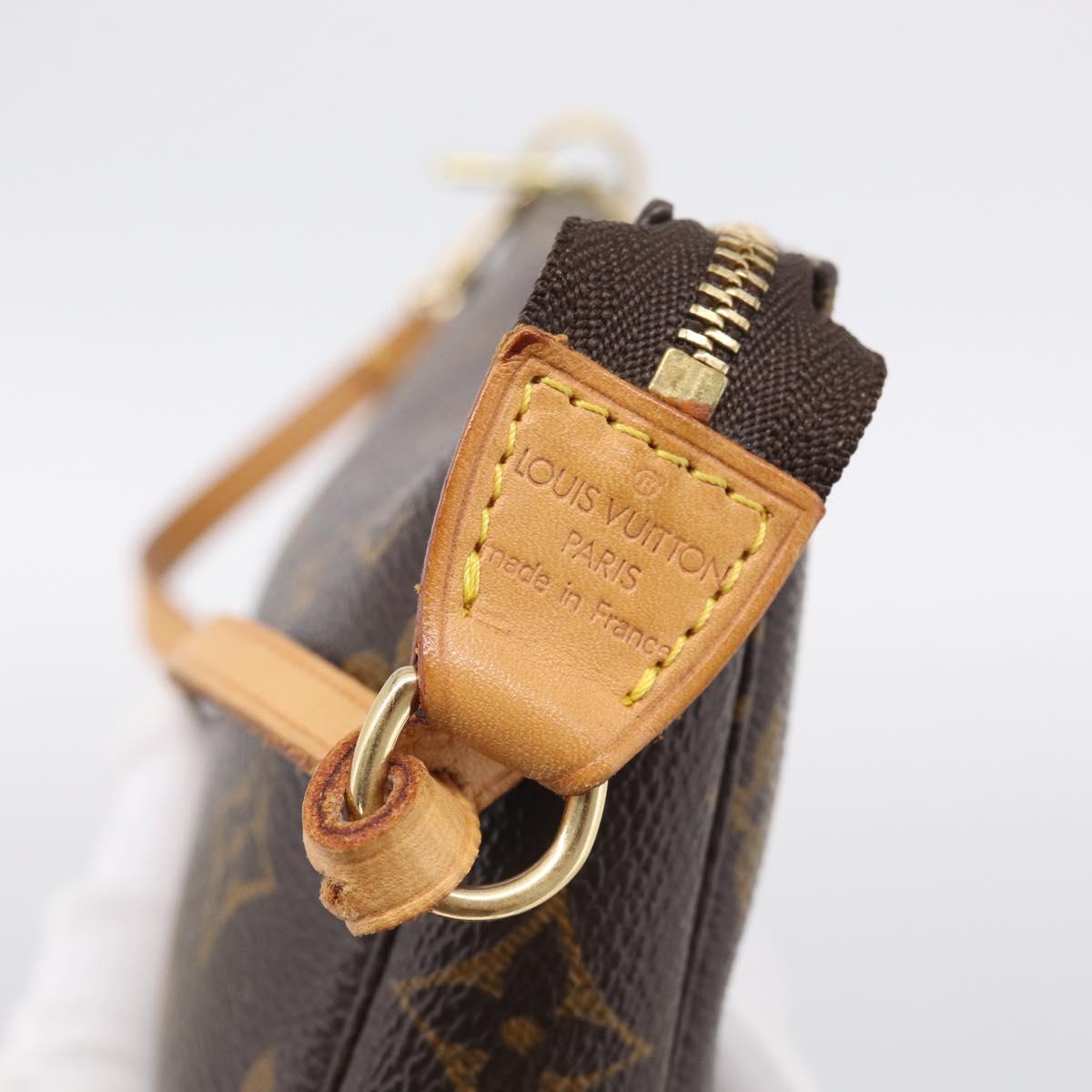 LOUIS VUITTON Monogram Pochette Accessoires Pouch M51980 LV Auth 215199V