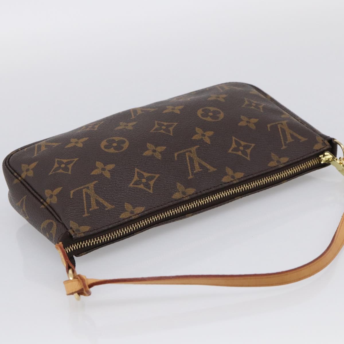 LOUIS VUITTON Monogram Pochette Accessoires Pouch M51980 LV Auth 215199V
