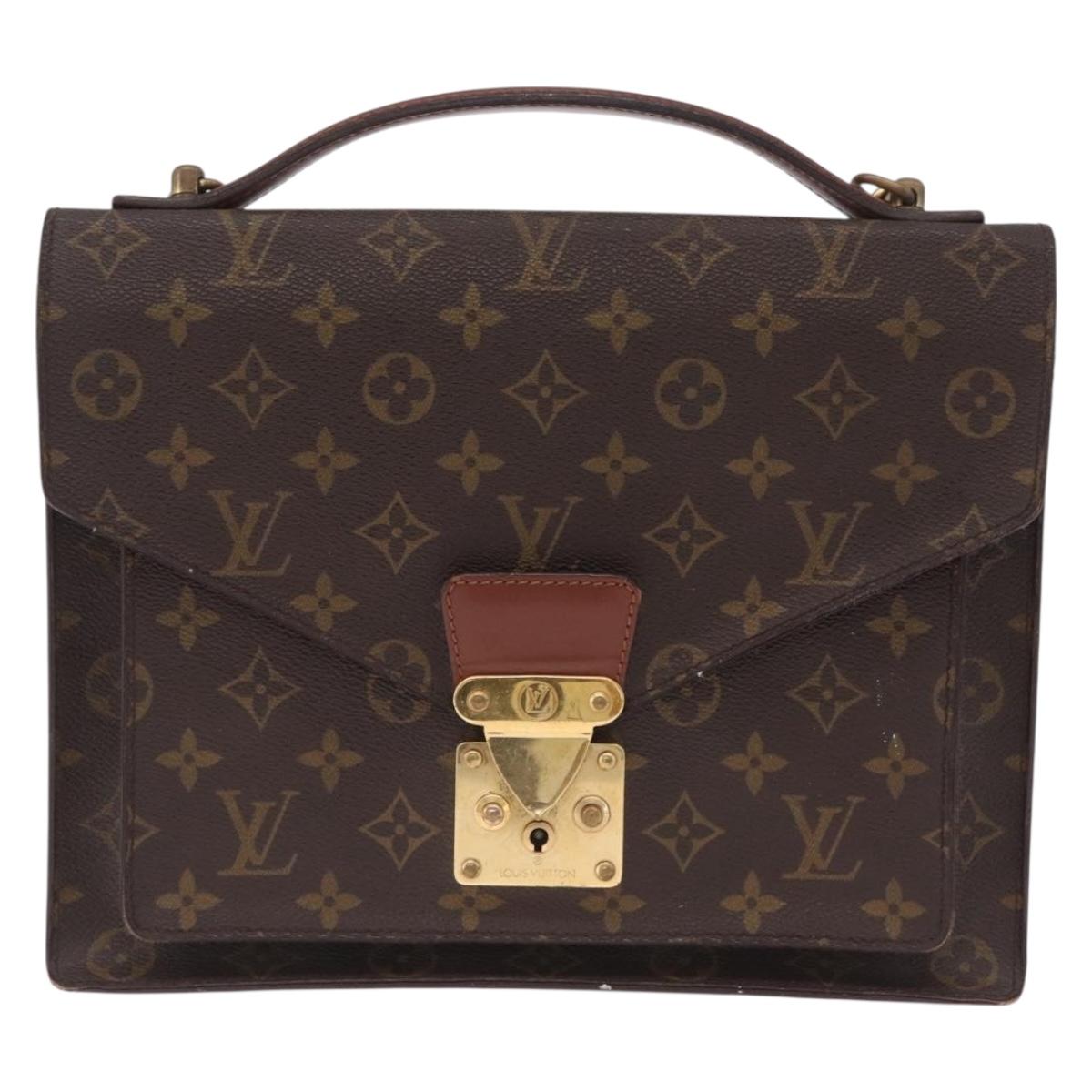 LOUIS VUITTON Monogram Monceau 28 Hand Bag M51185 LV Auth 215203