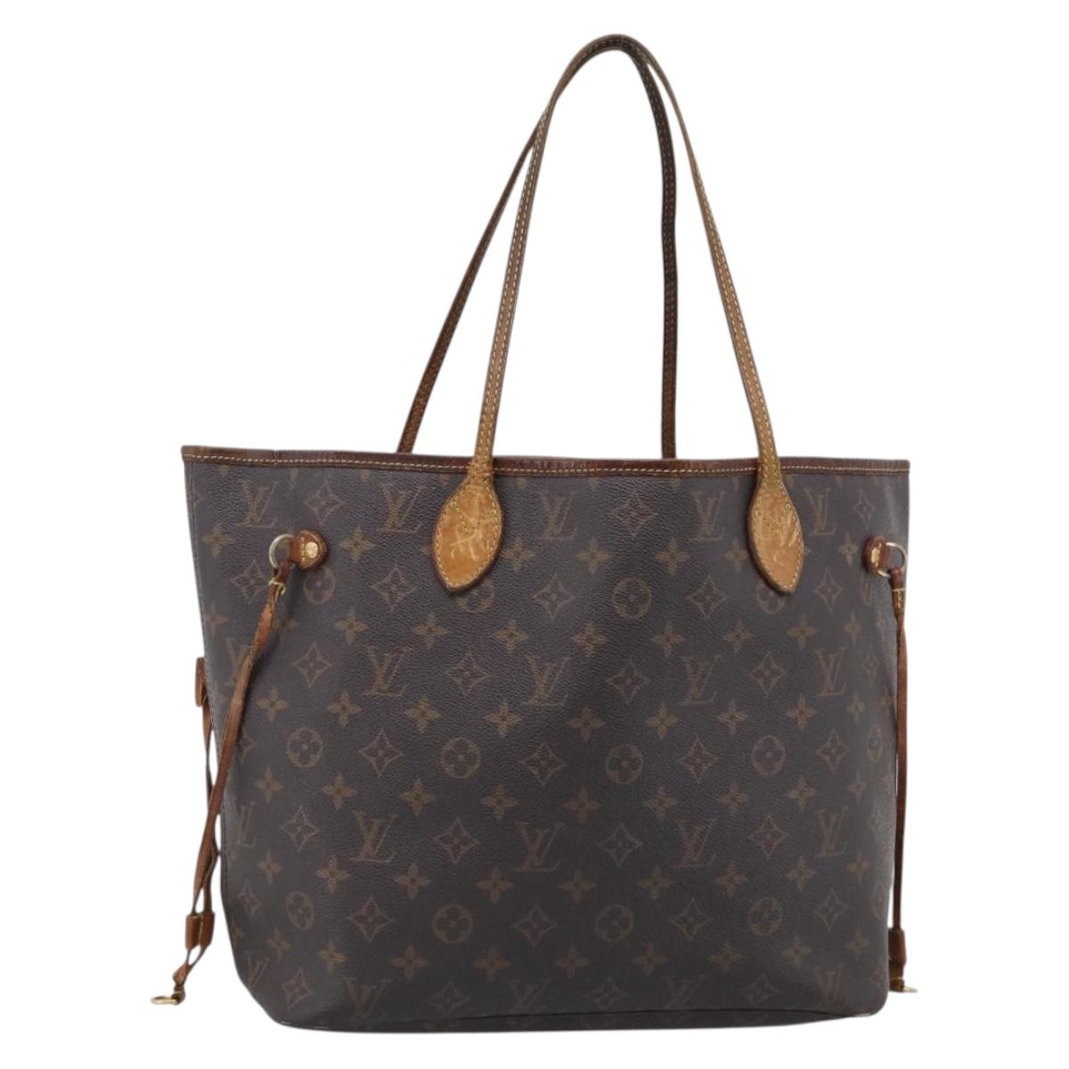 LOUIS VUITTON Monogram Neverfull MM Tote Bag M40156 LV Auth 215207