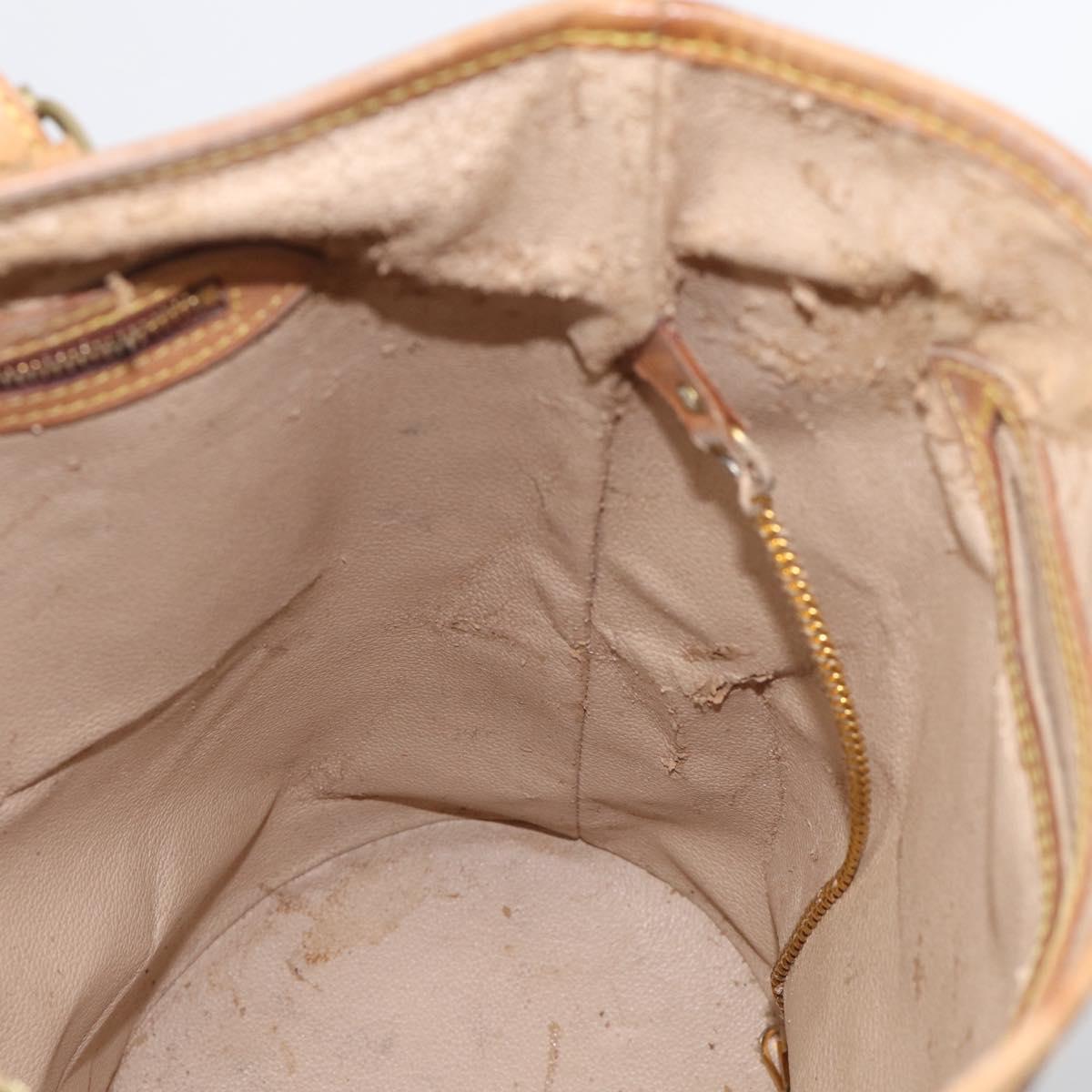 LOUIS VUITTON Monogram Bucket GM Shoulder Bag M42236 LV Auth 215208
