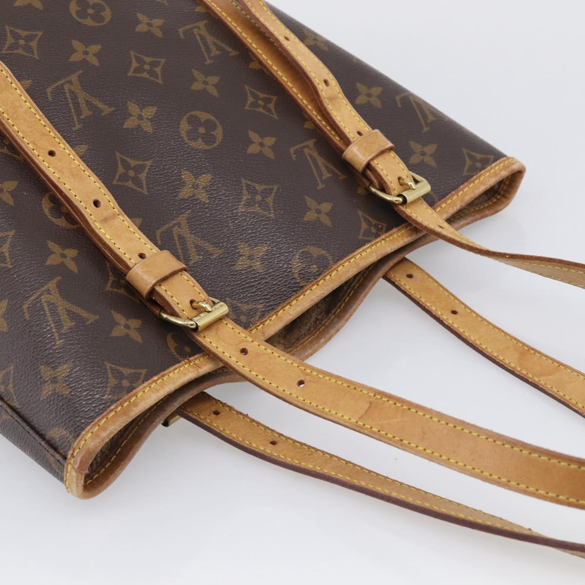 LOUIS VUITTON Monogram Bucket GM Shoulder Bag M42236 LV Auth 215208