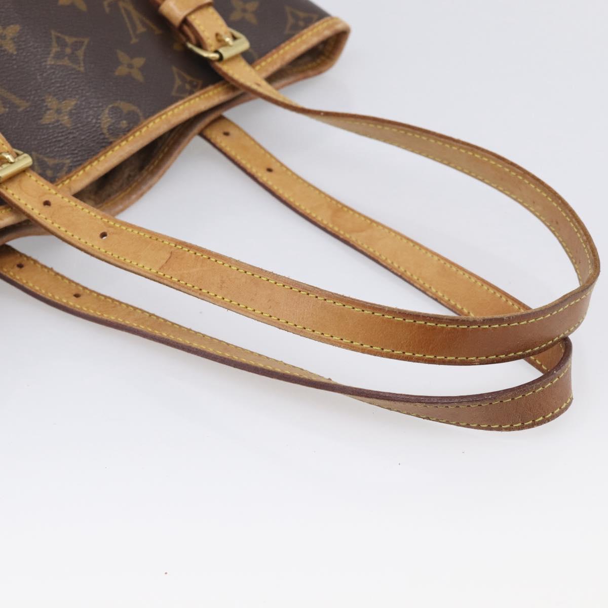 LOUIS VUITTON Monogram Bucket GM Shoulder Bag M42236 LV Auth 215208