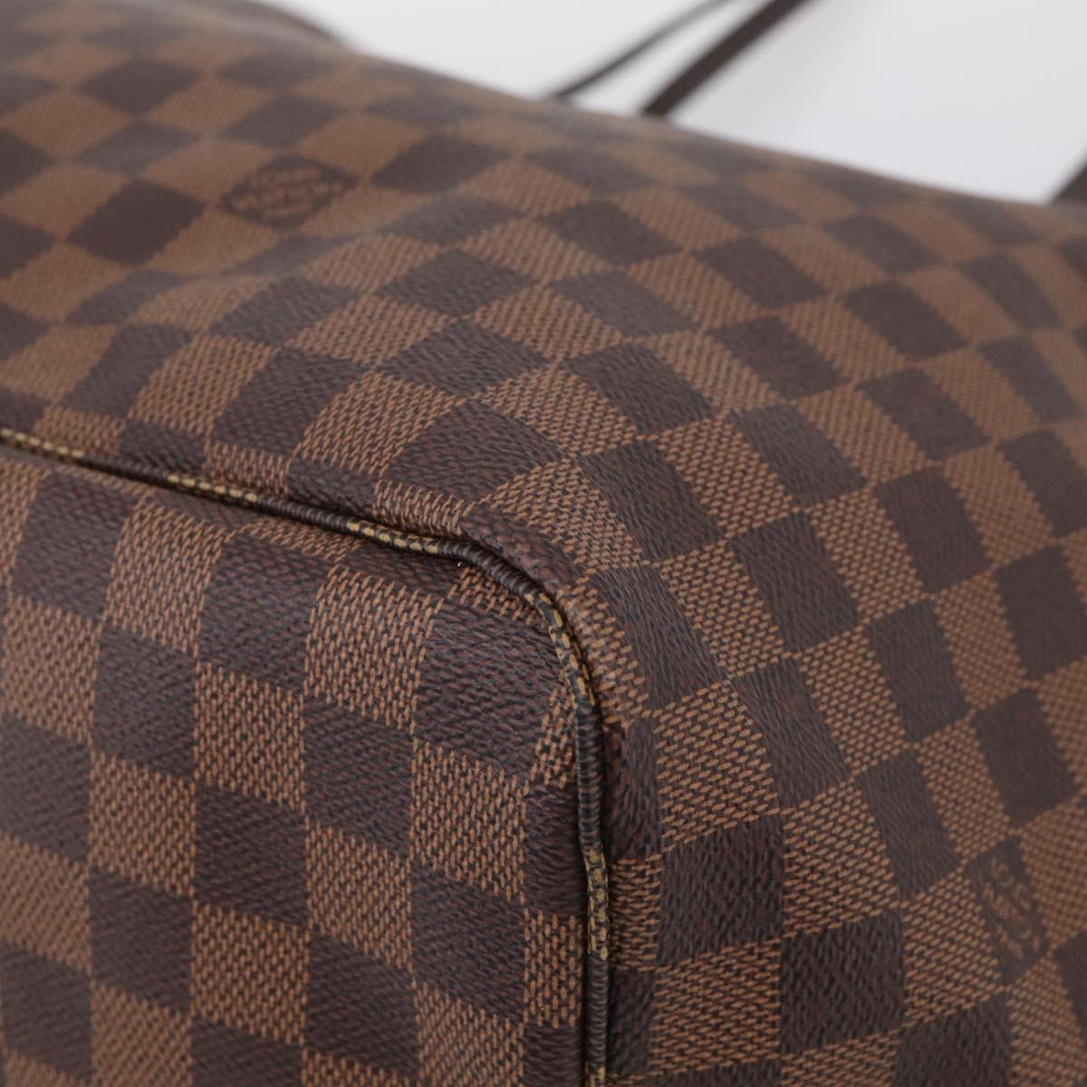 LOUIS VUITTON Damier Ebene Neverfull GM Tote Bag N51106 LV Auth 215210SAV