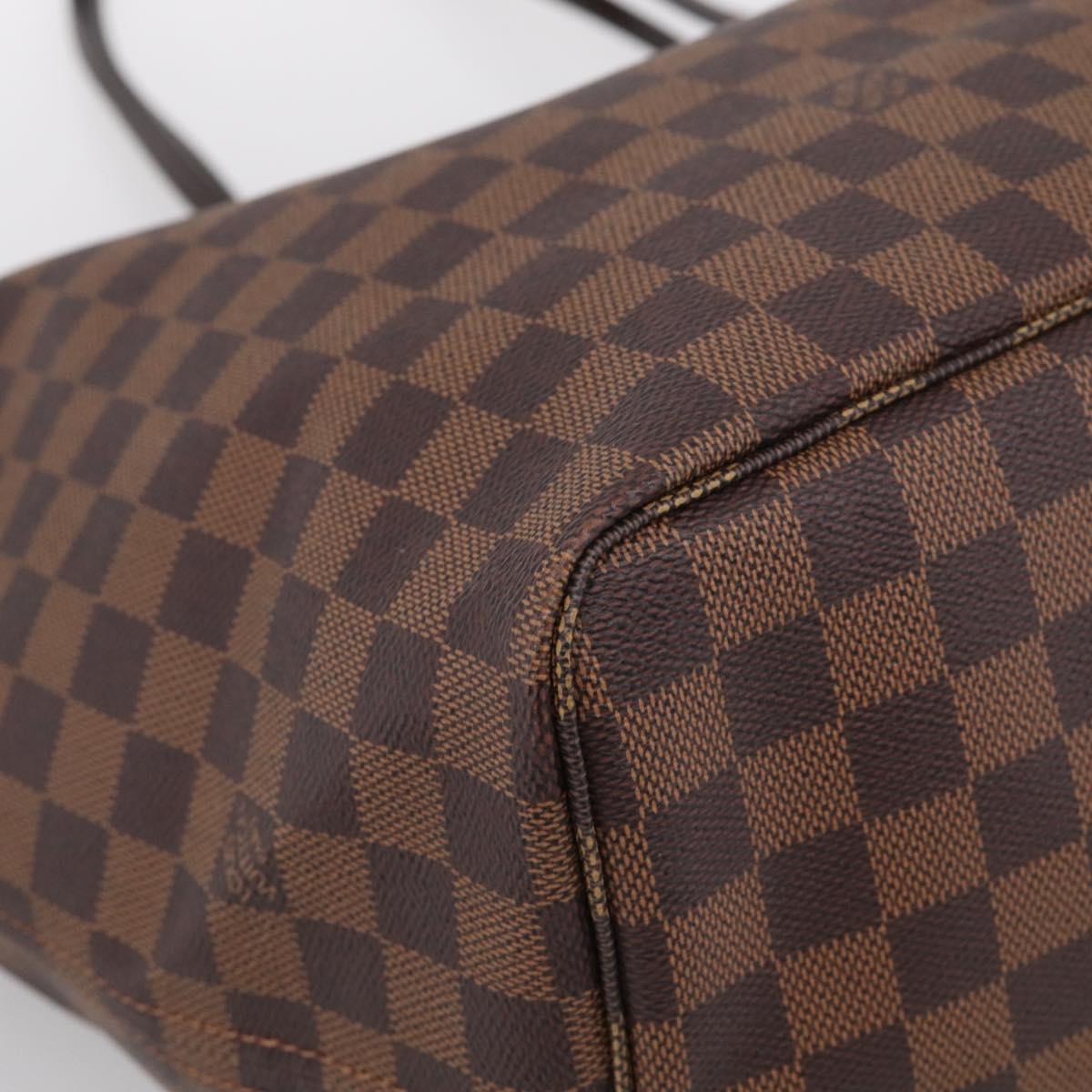 LOUIS VUITTON Damier Ebene Neverfull GM Tote Bag N51106 LV Auth 215210SAV