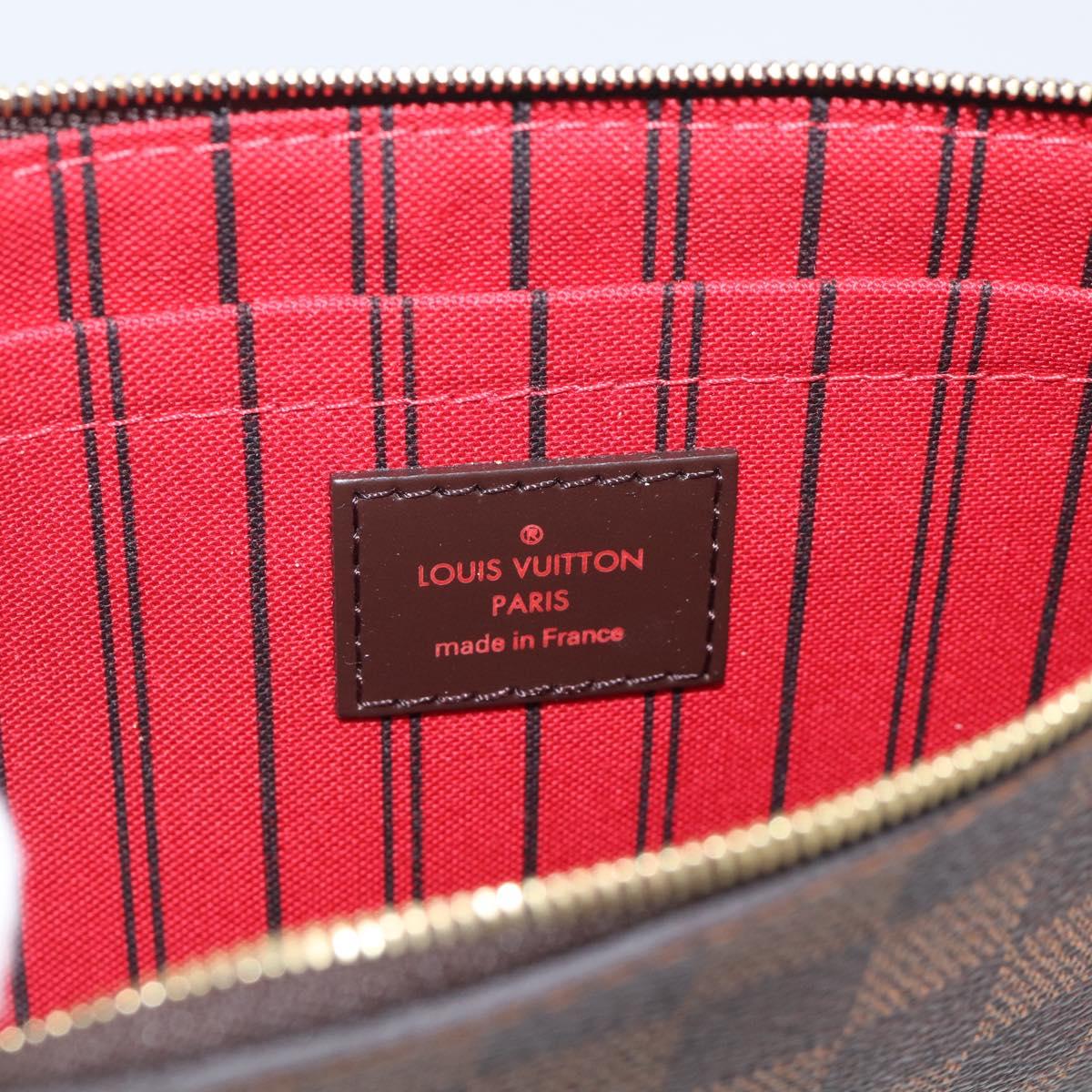 LOUIS VUITTON Damier Ebene Neverfull GM Tote Bag N51106 LV Auth 215210SAV