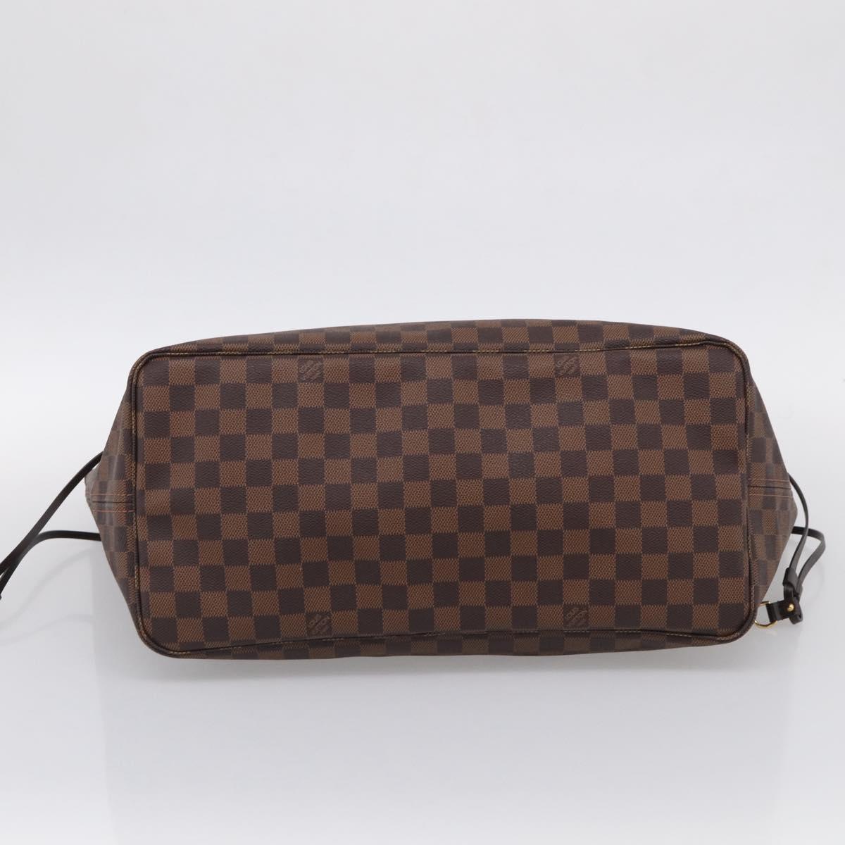 LOUIS VUITTON Damier Ebene Neverfull GM Tote Bag N51106 LV Auth 215210SAV