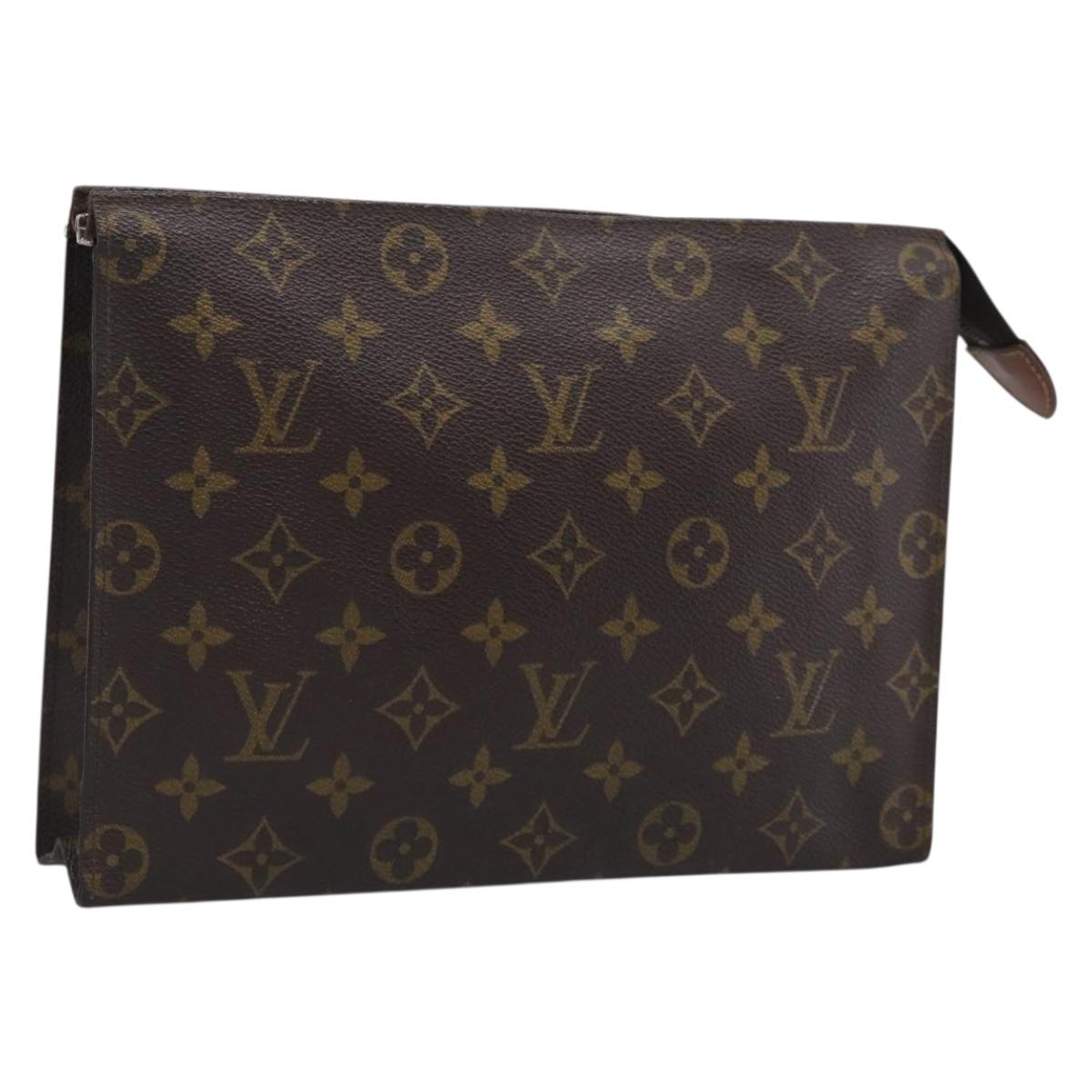 LOUIS VUITTON Monogram Poche Toilette 26 Pouch M47542 LV Auth 215212