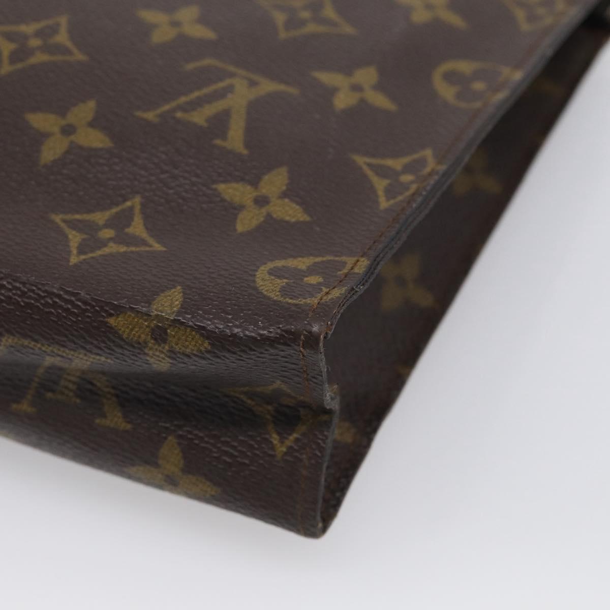 LOUIS VUITTON Monogram Poche Toilette 26 Pouch M47542 LV Auth 215212
